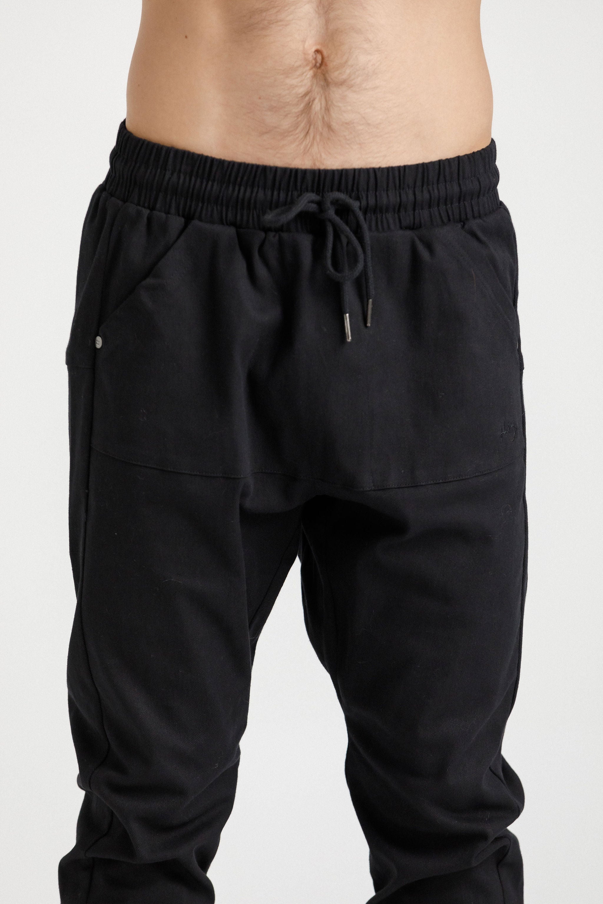 Para Pant Replen - Black Cotton Drill