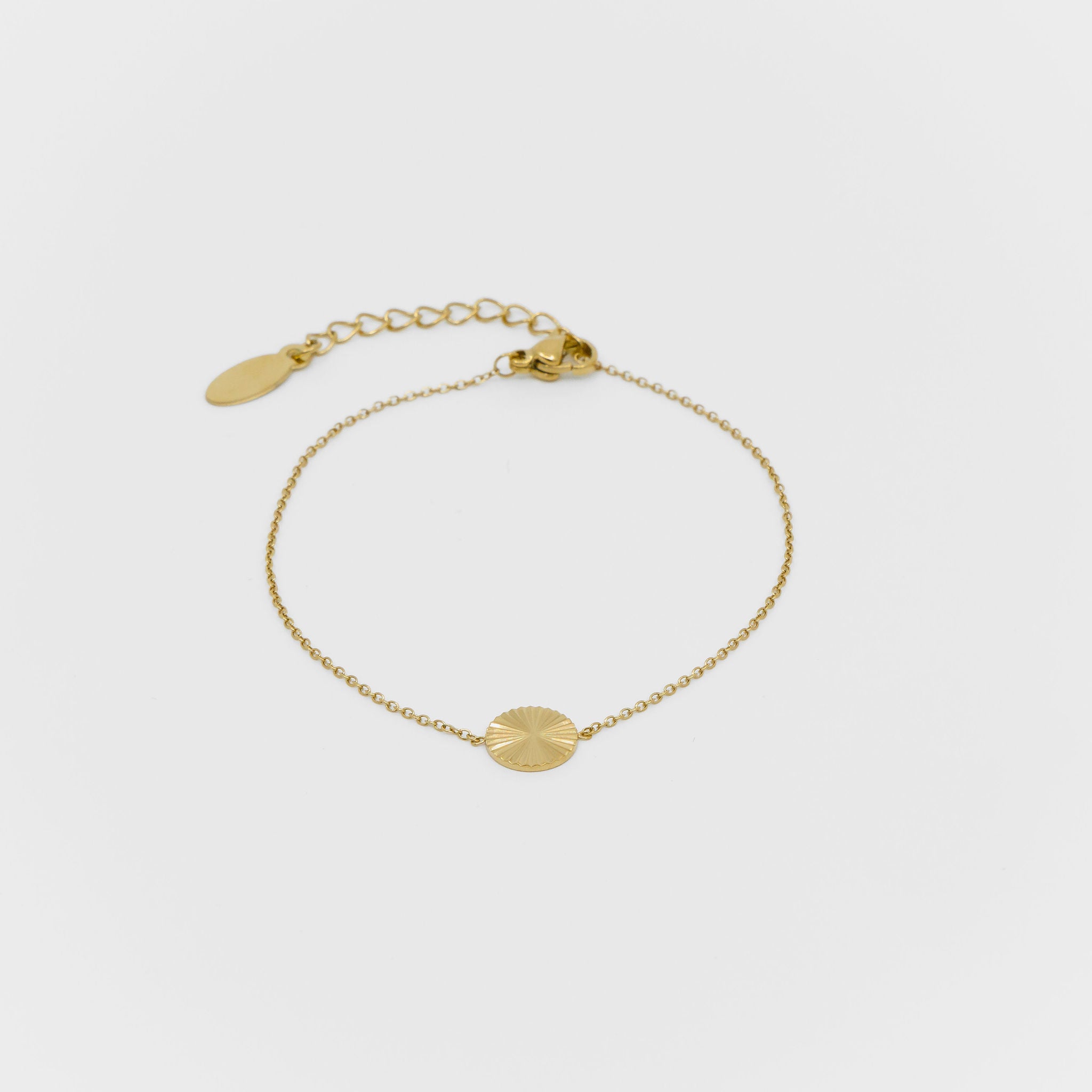 DISK BRACELET | Gold