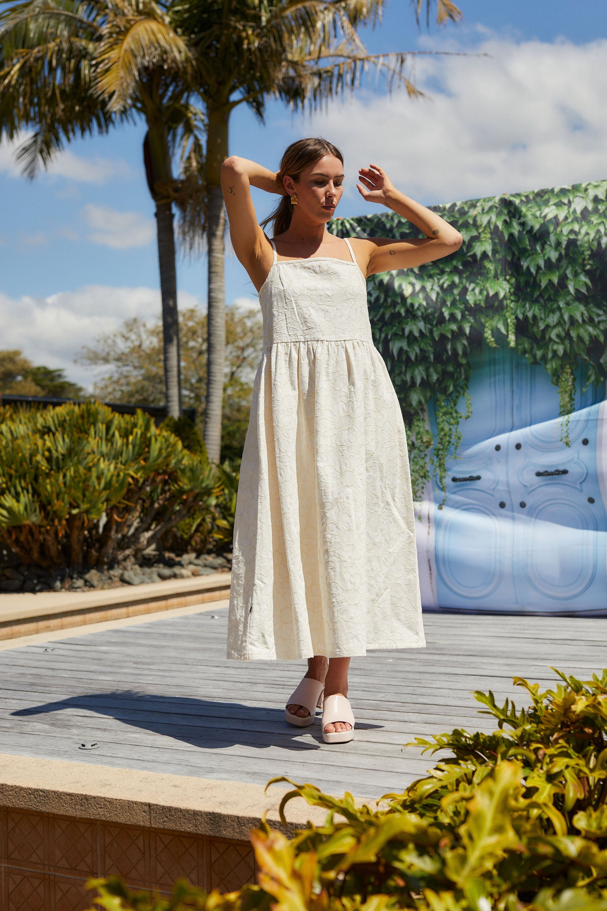 Ziggle Dress - Creamy Daisy