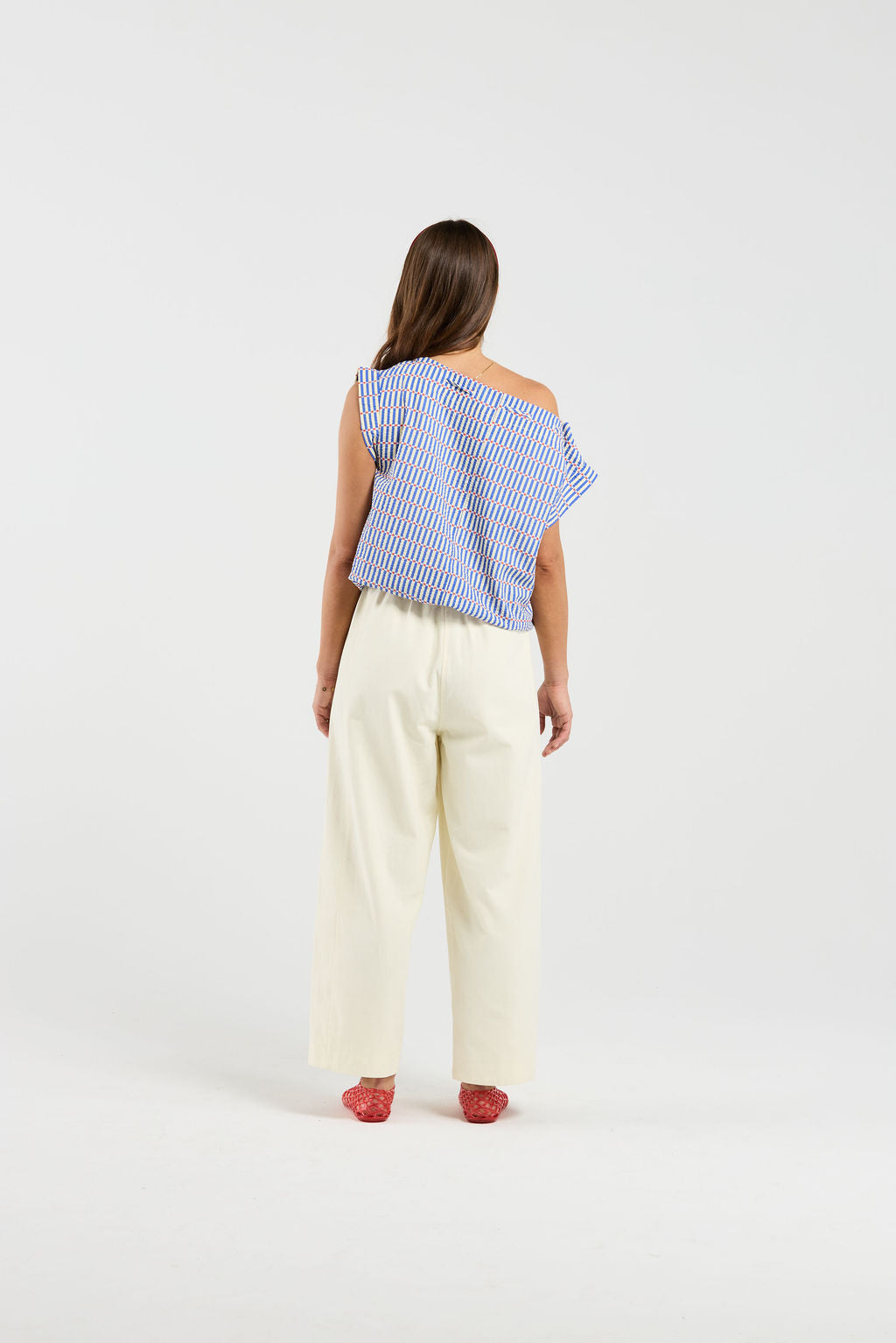 Lustre Top - Carnival Stripe