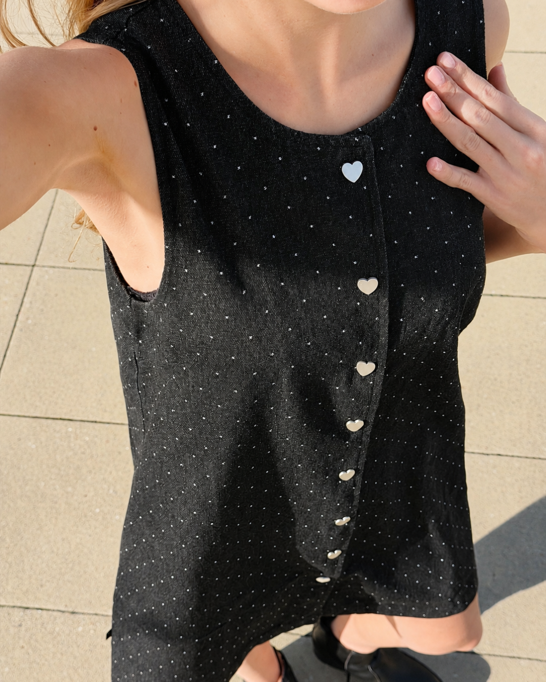PRE-ORDER Effortless Dress - Pin Dot