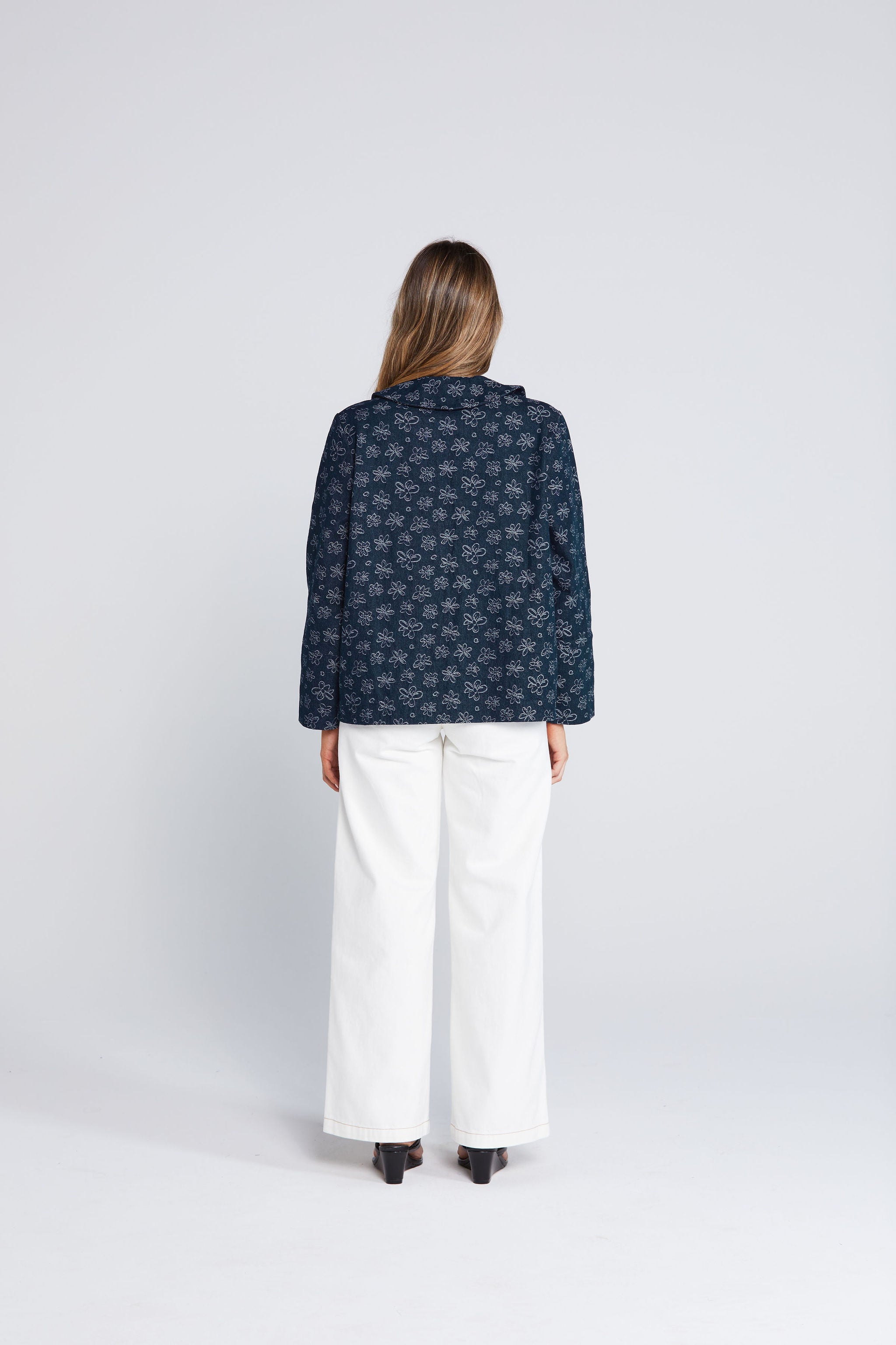 Commence Shacket - Inkwell Bloom