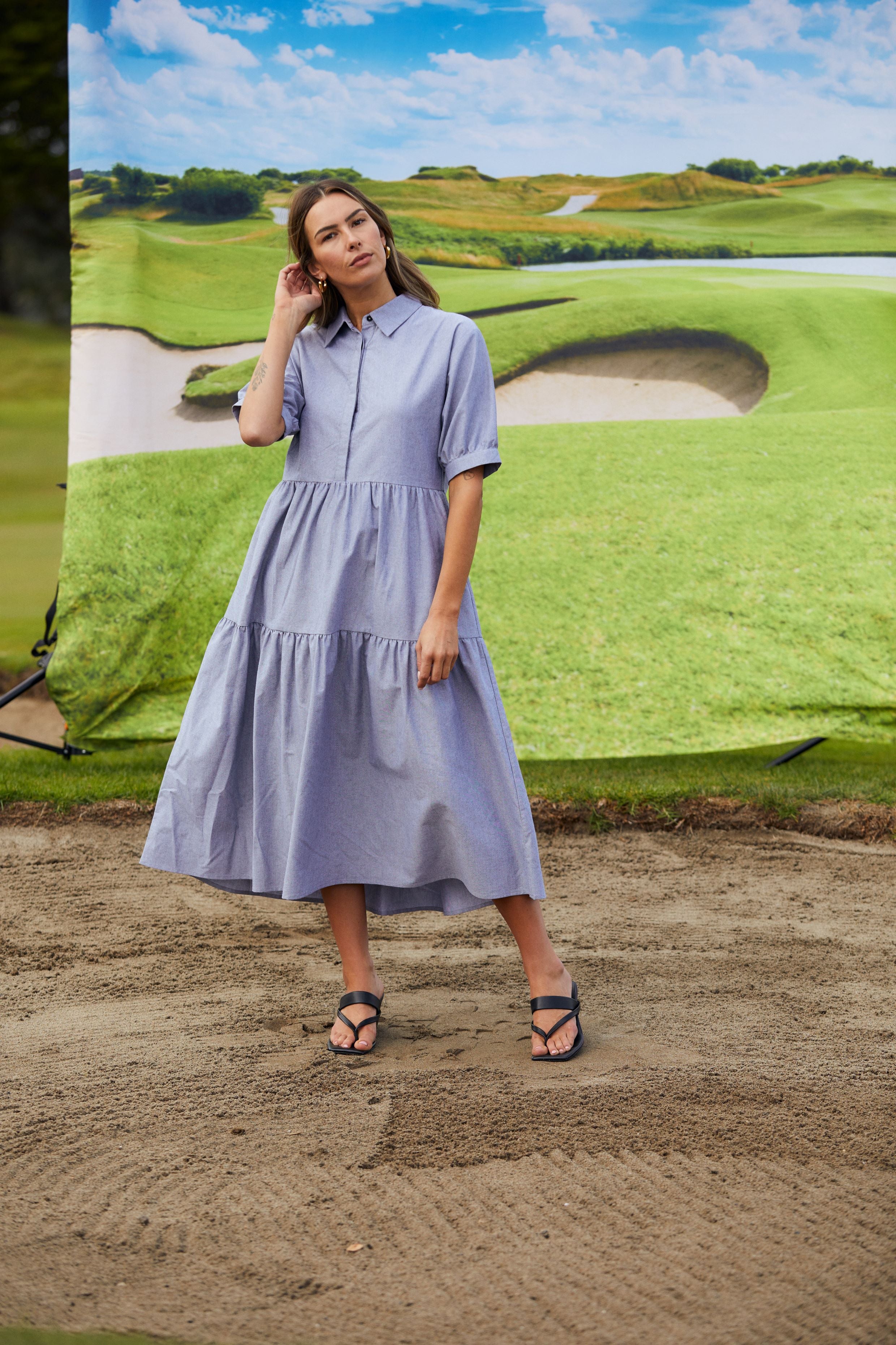 Luna Dress - Onyx Grain