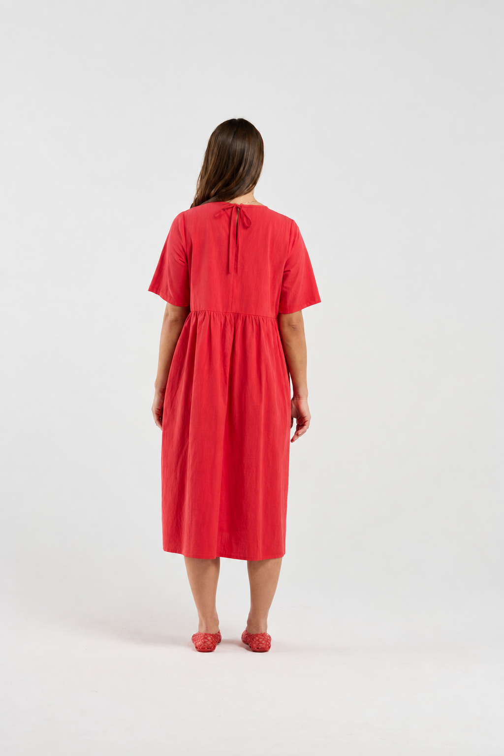 Dollie Dress - Hot Sauce