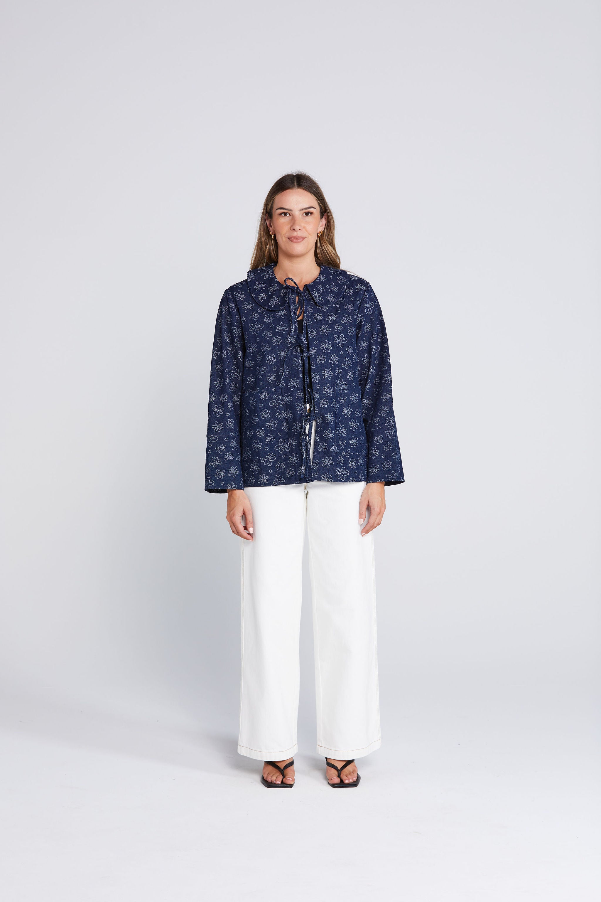 Commence Shacket - Inkwell Bloom