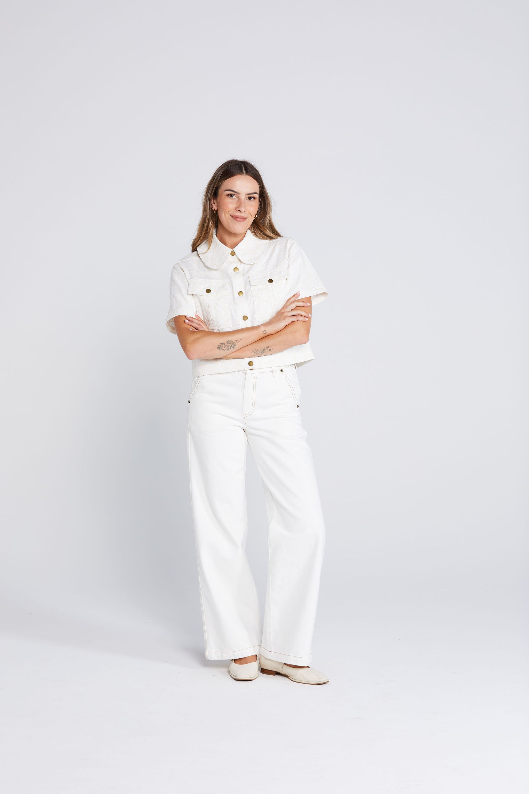 Zephrya Top - Creamy Daisy
