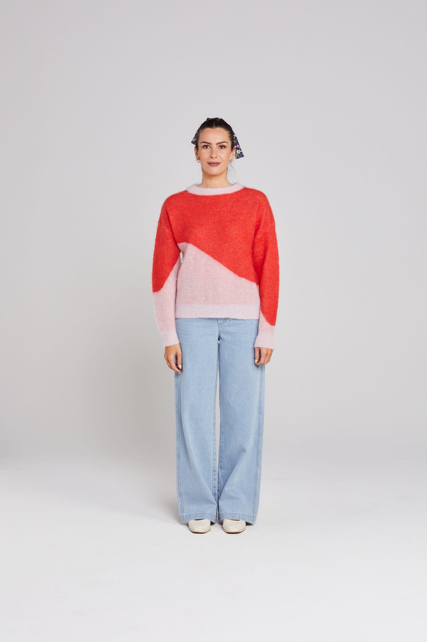 Split Jumper - Pinky Tomato