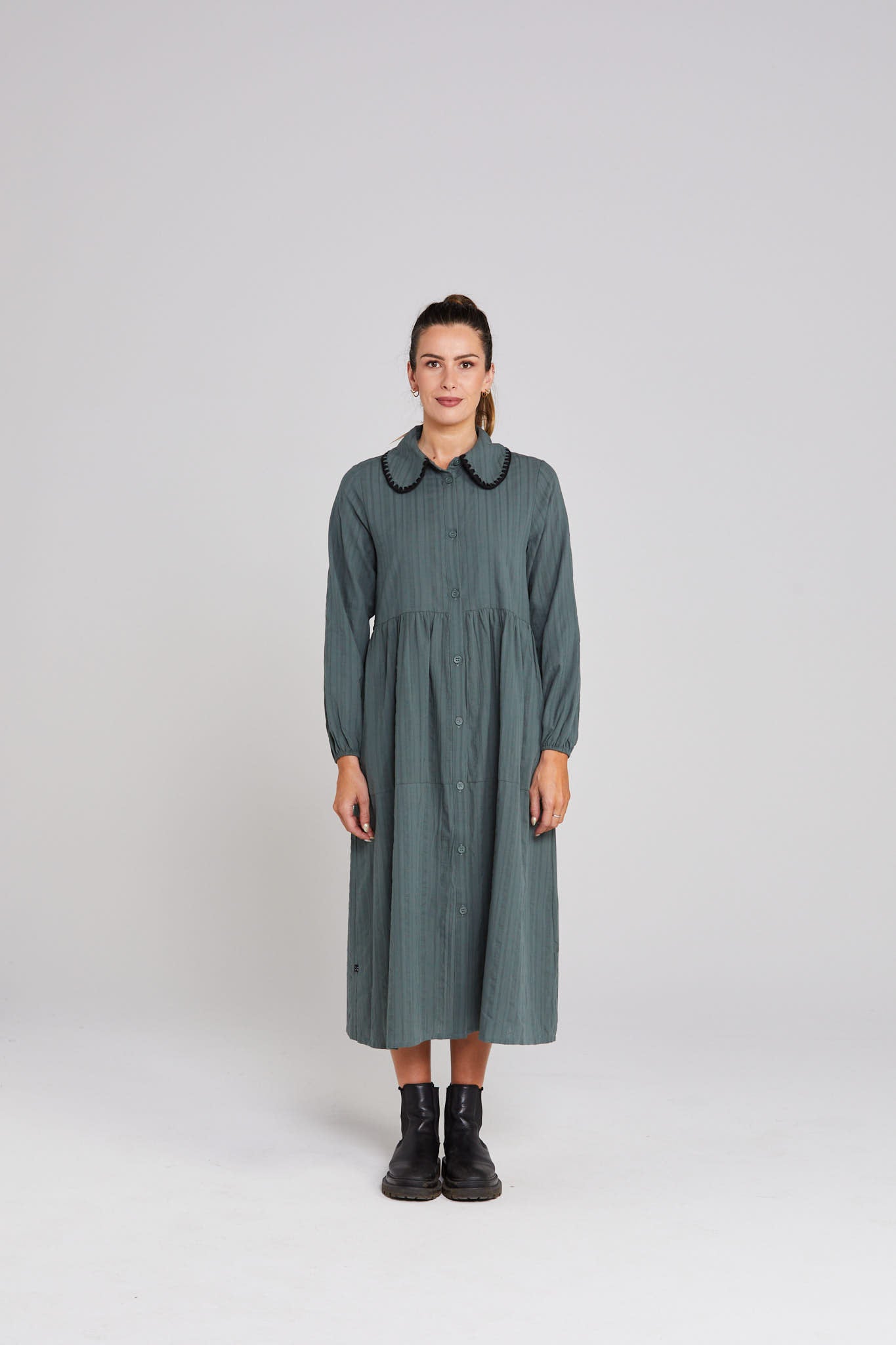 Aliya Dress - Shadewood