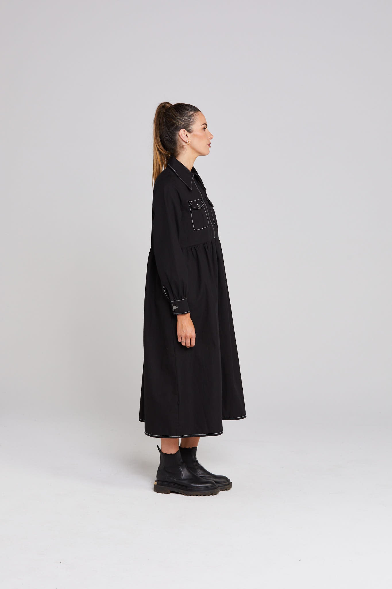 Delphi Dress - Black