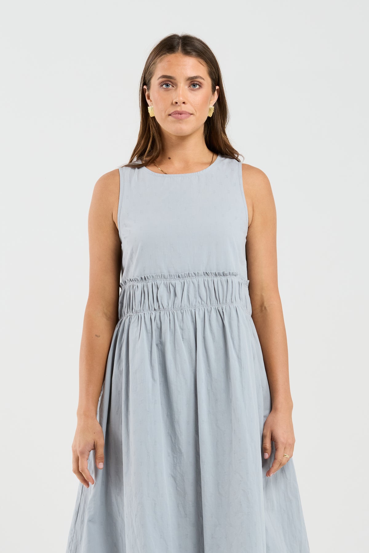 Tallulah Dress - Stonewash