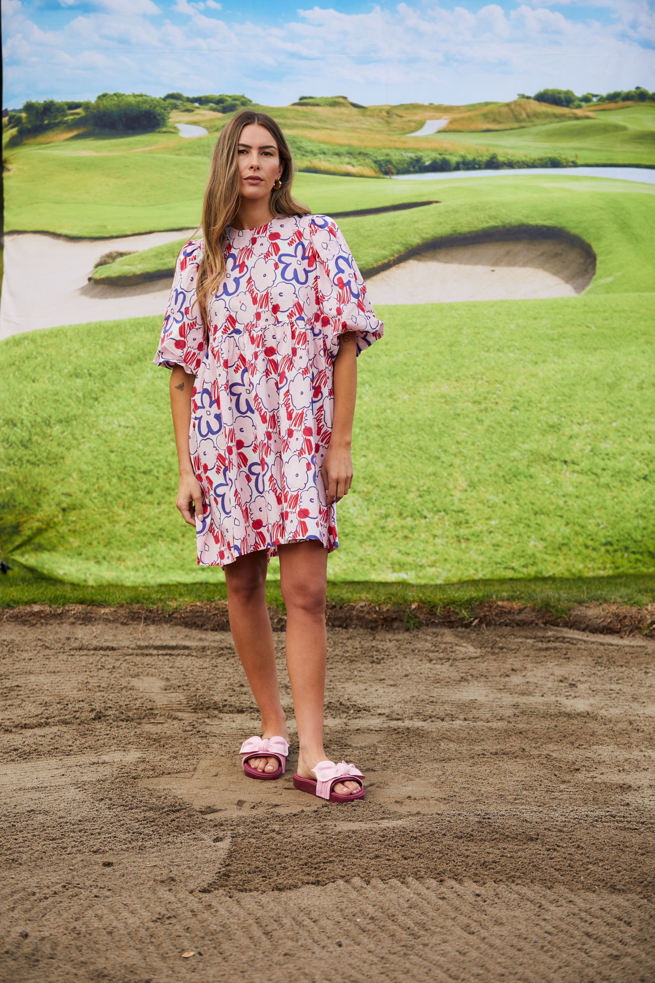 Spin Dress - Squiggle Bloom