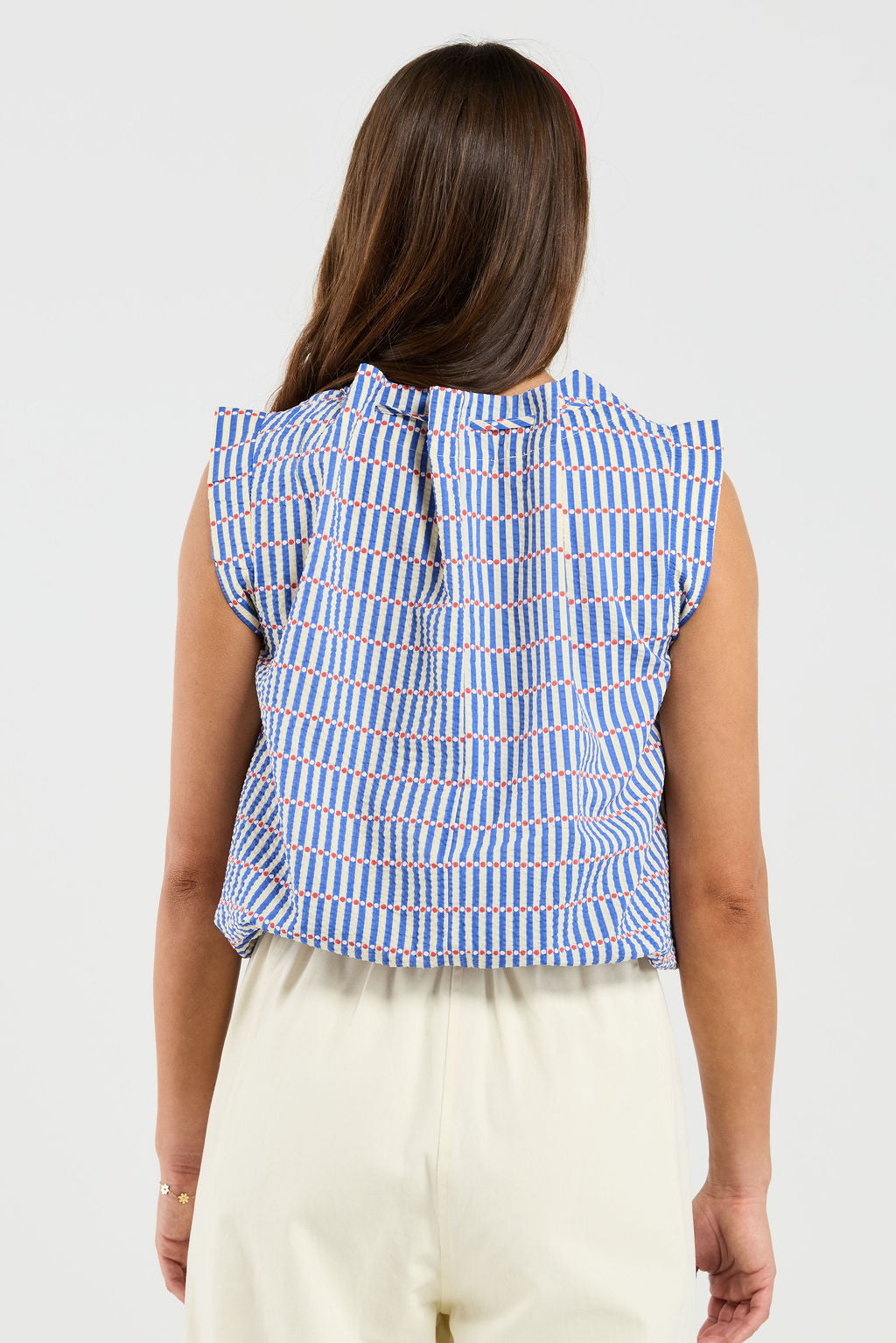 Lustre Top - Carnival Stripe