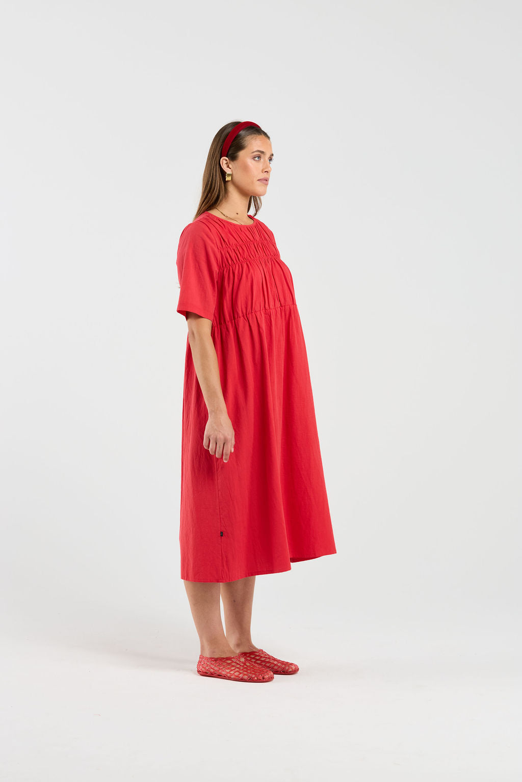 Dollie Dress - Hot Sauce