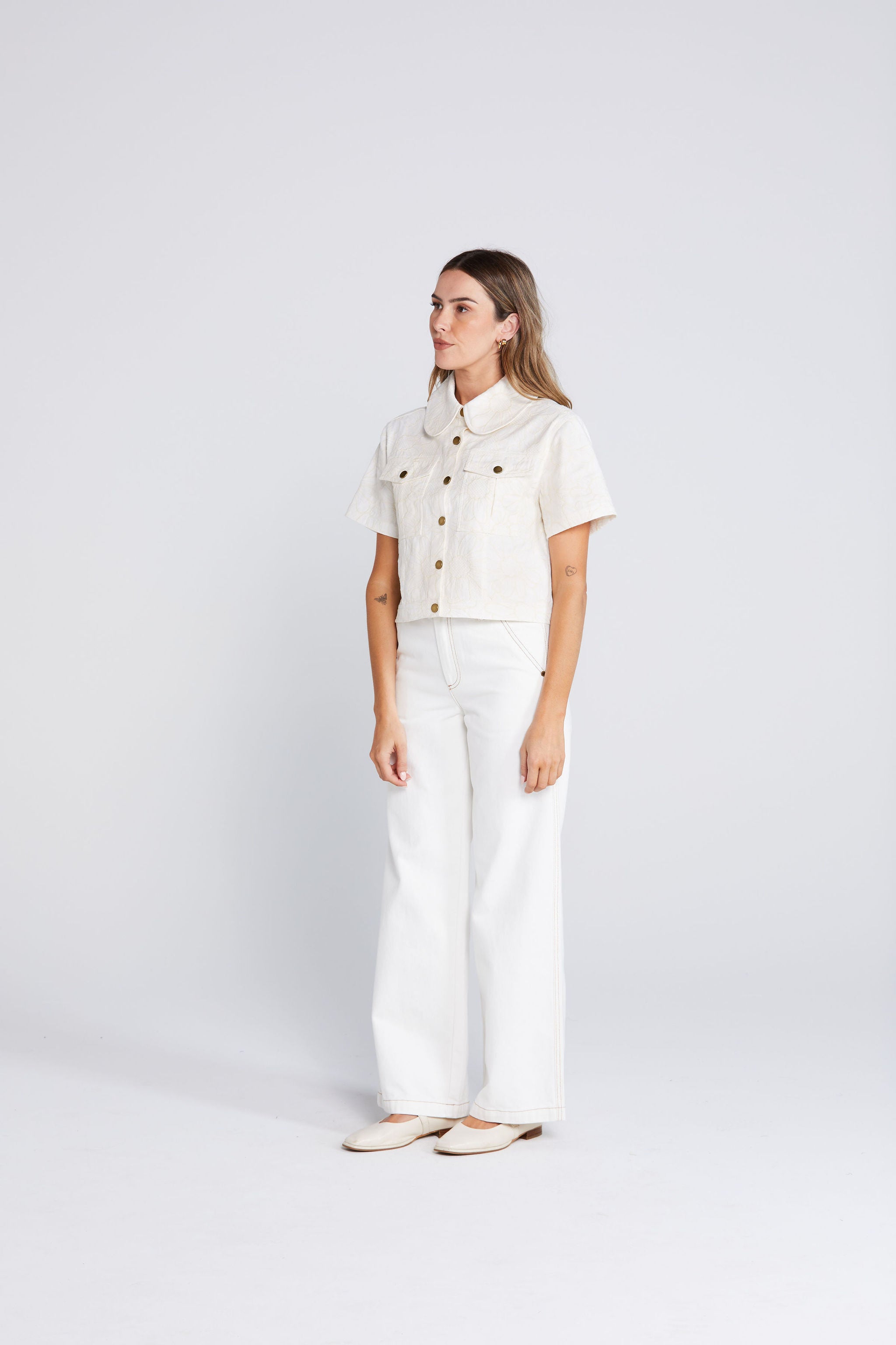 Zephrya Top - Creamy Daisy
