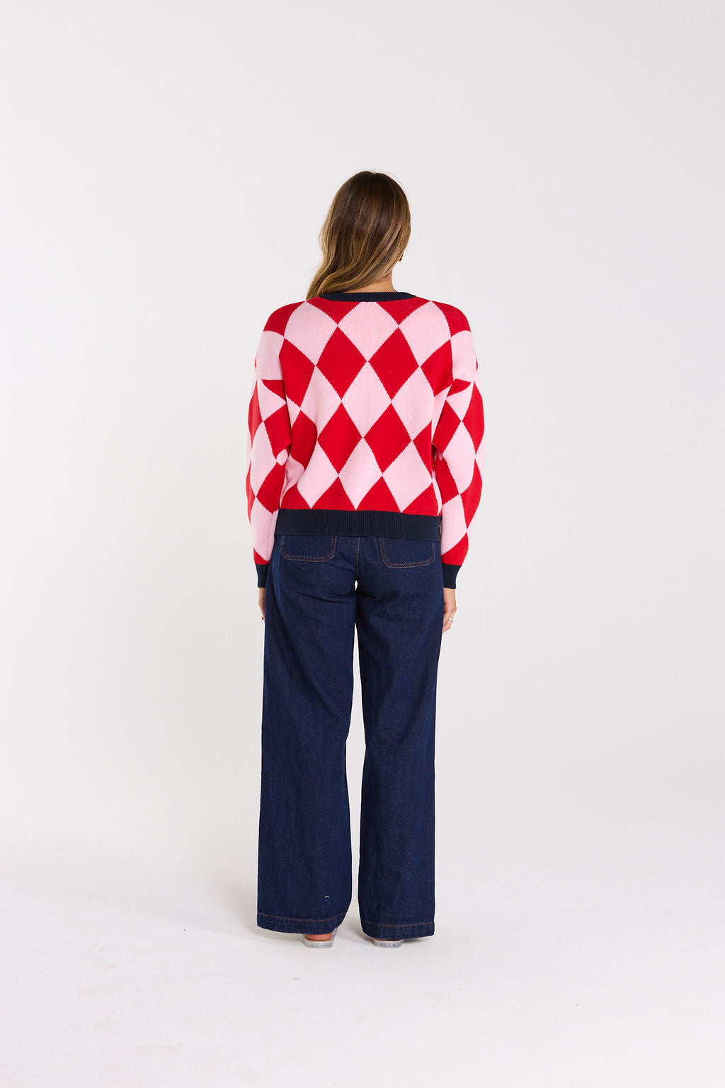 Gemma Cardigan - Cherry Milkshake