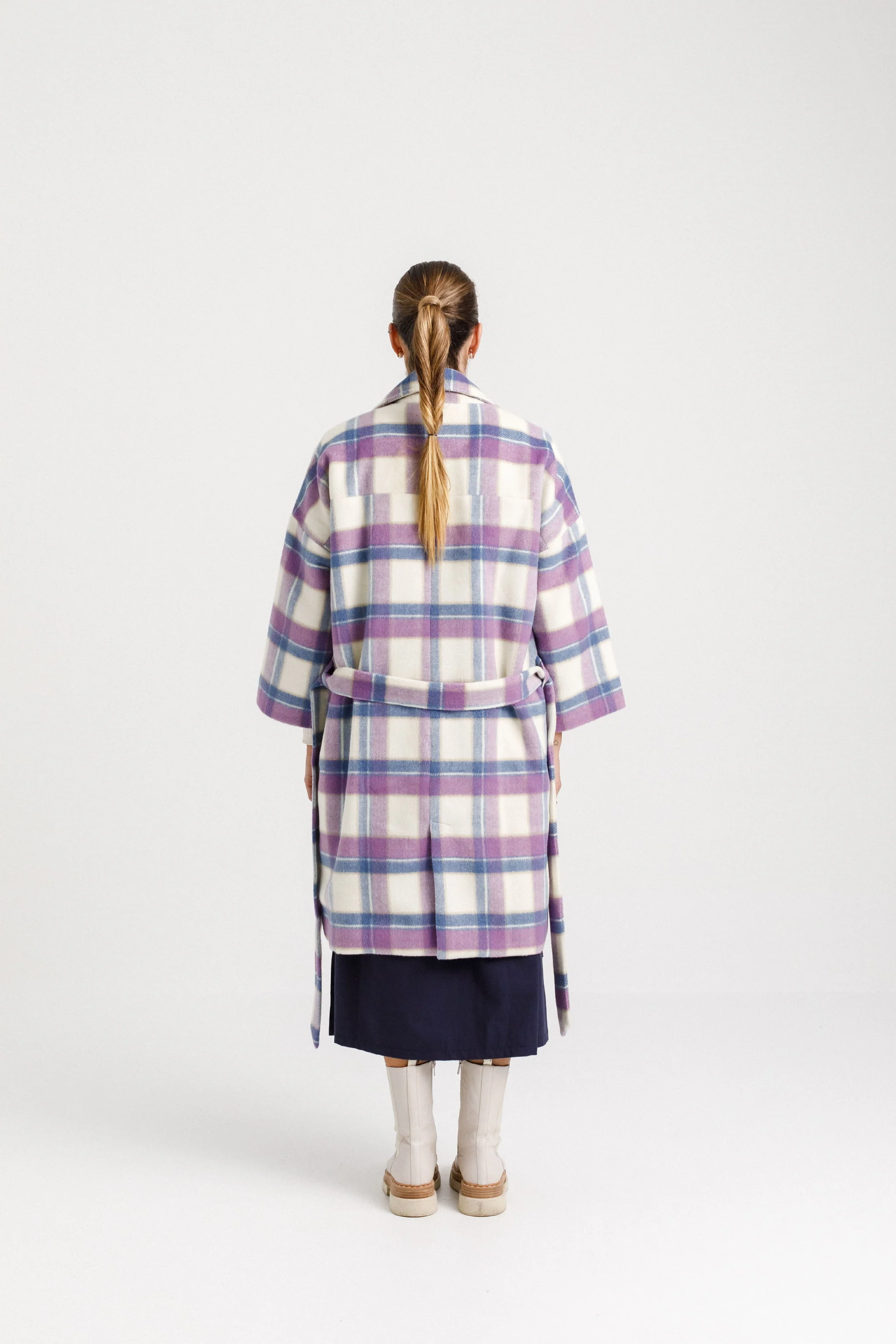 Dixie Coat - Blue Plaid