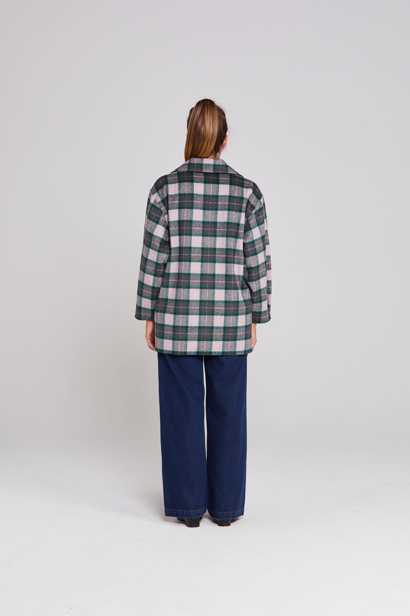 Tillie Coat - Emerald Blush