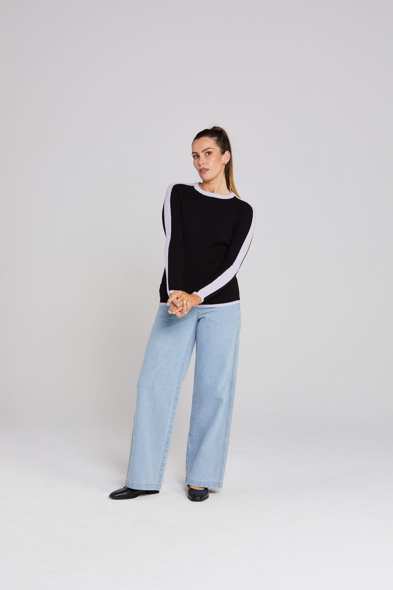 Unity Longsleeve - Black/Lilac