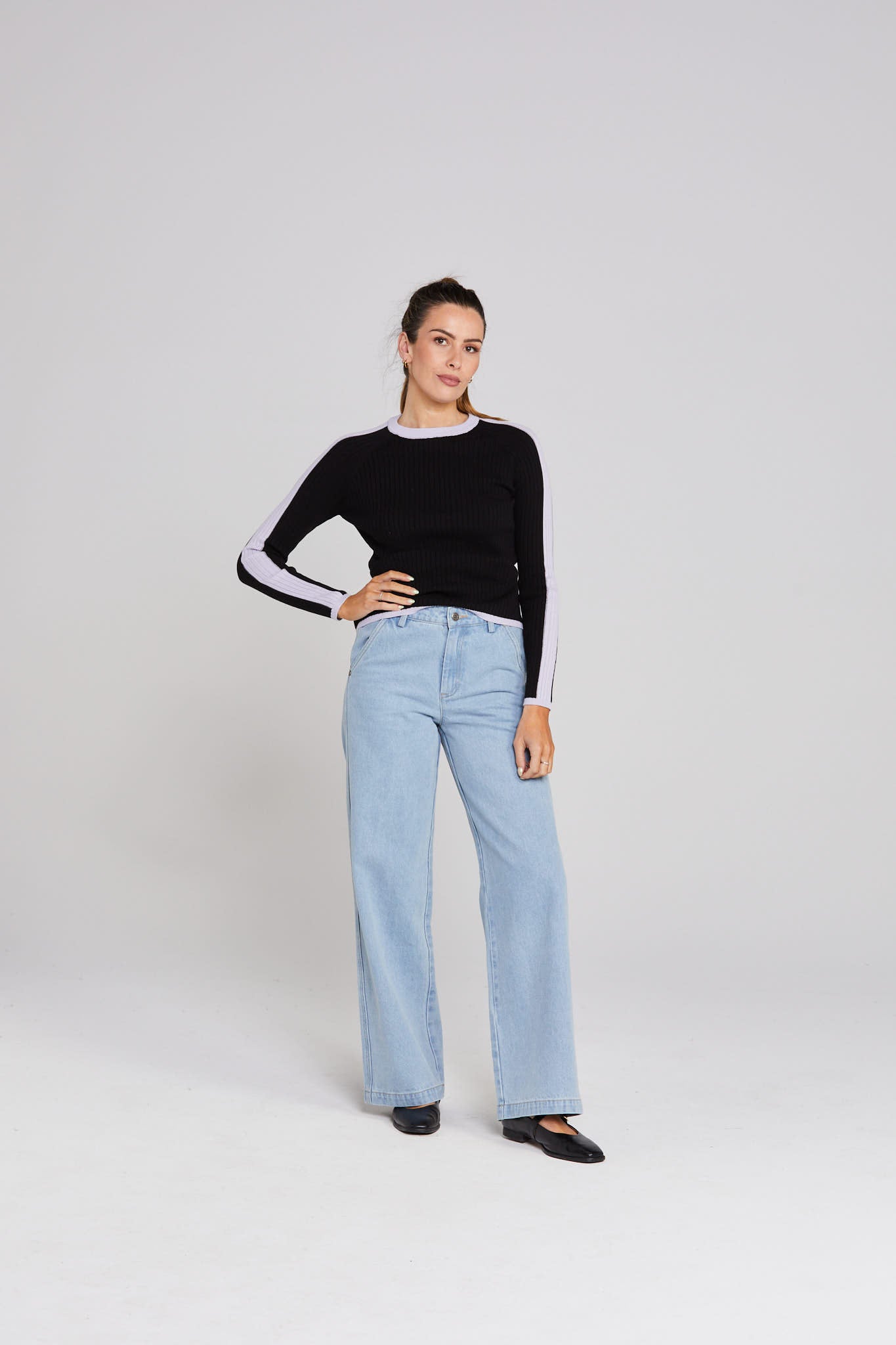 Unity Longsleeve - Black/Lilac