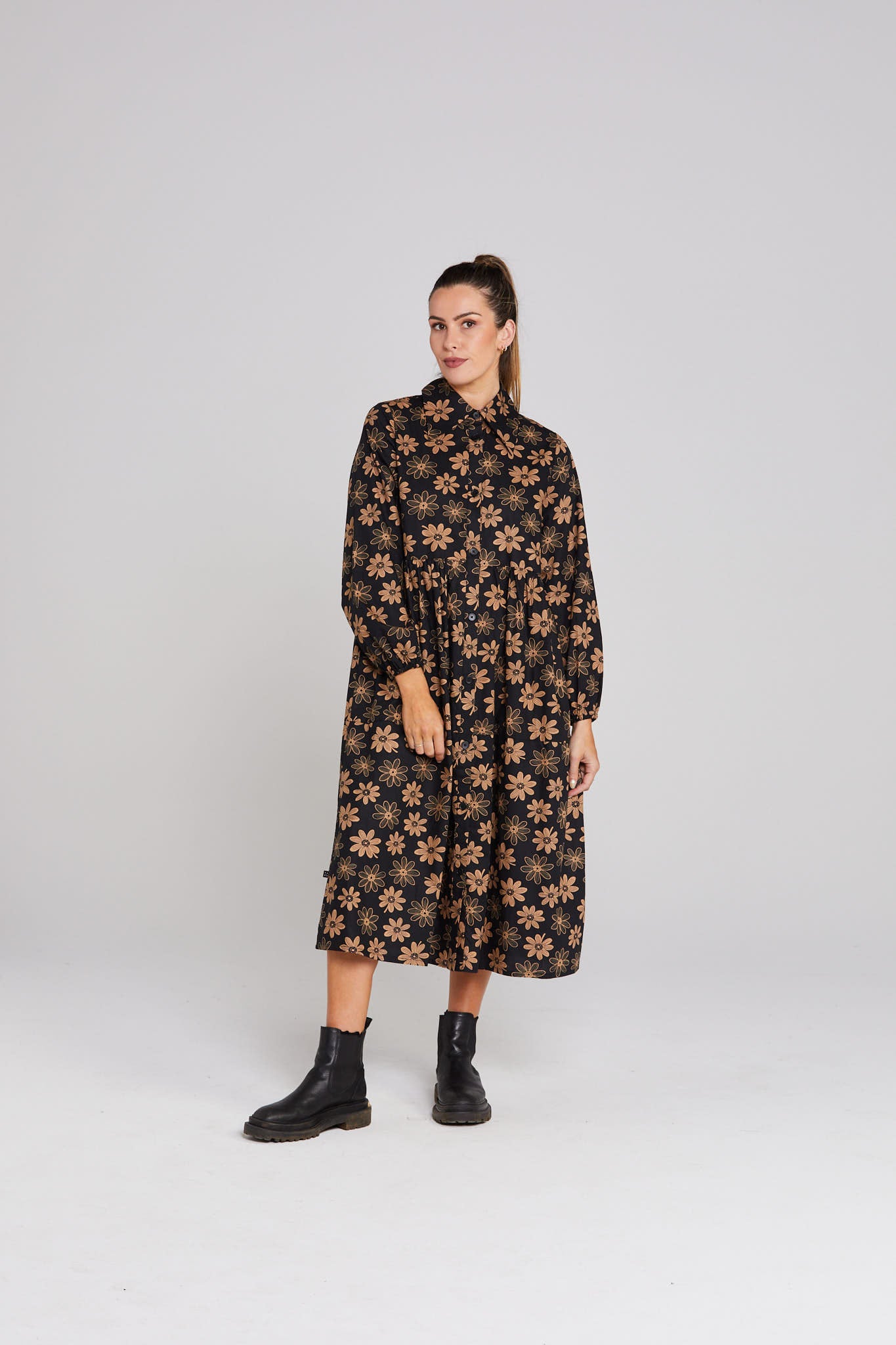Aleah Dress - Winter Petal