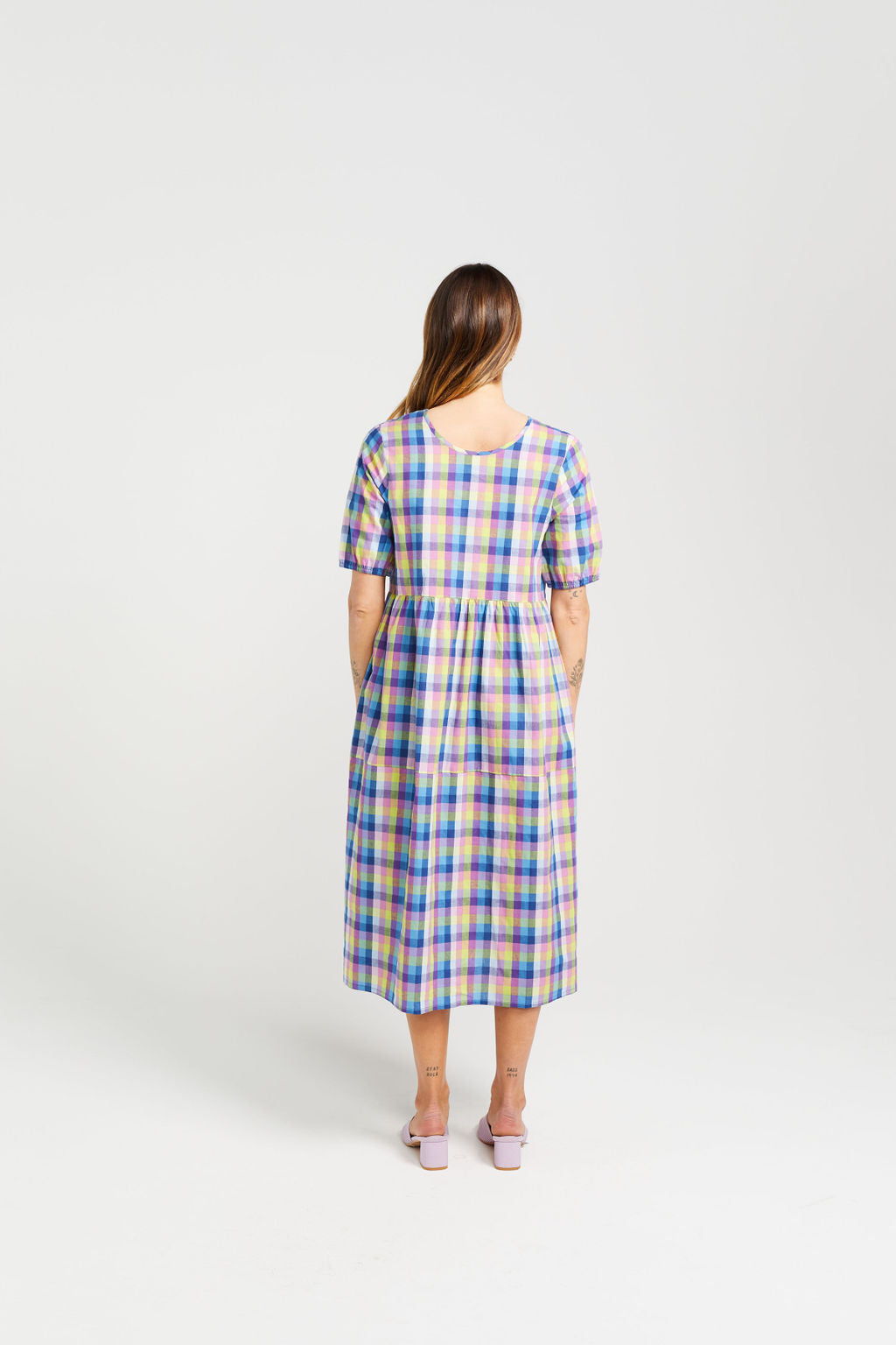 Tie Up Leah Dress - Summer Picnic