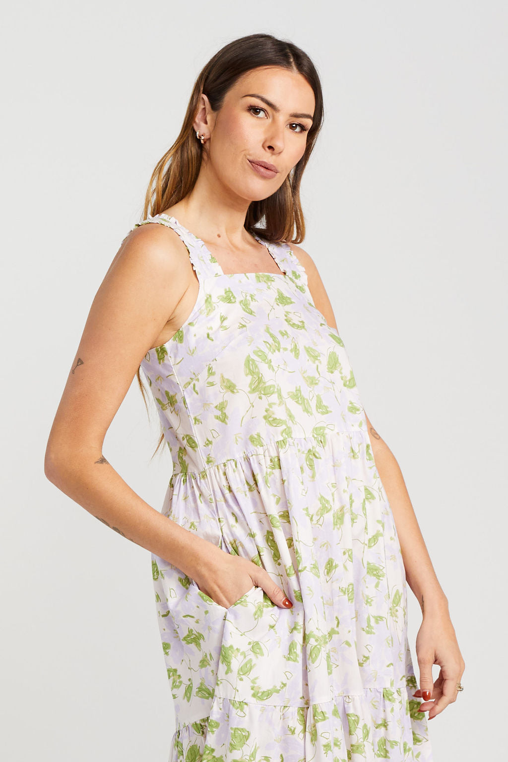 Ziggy-Zag Dress - Painted Garden