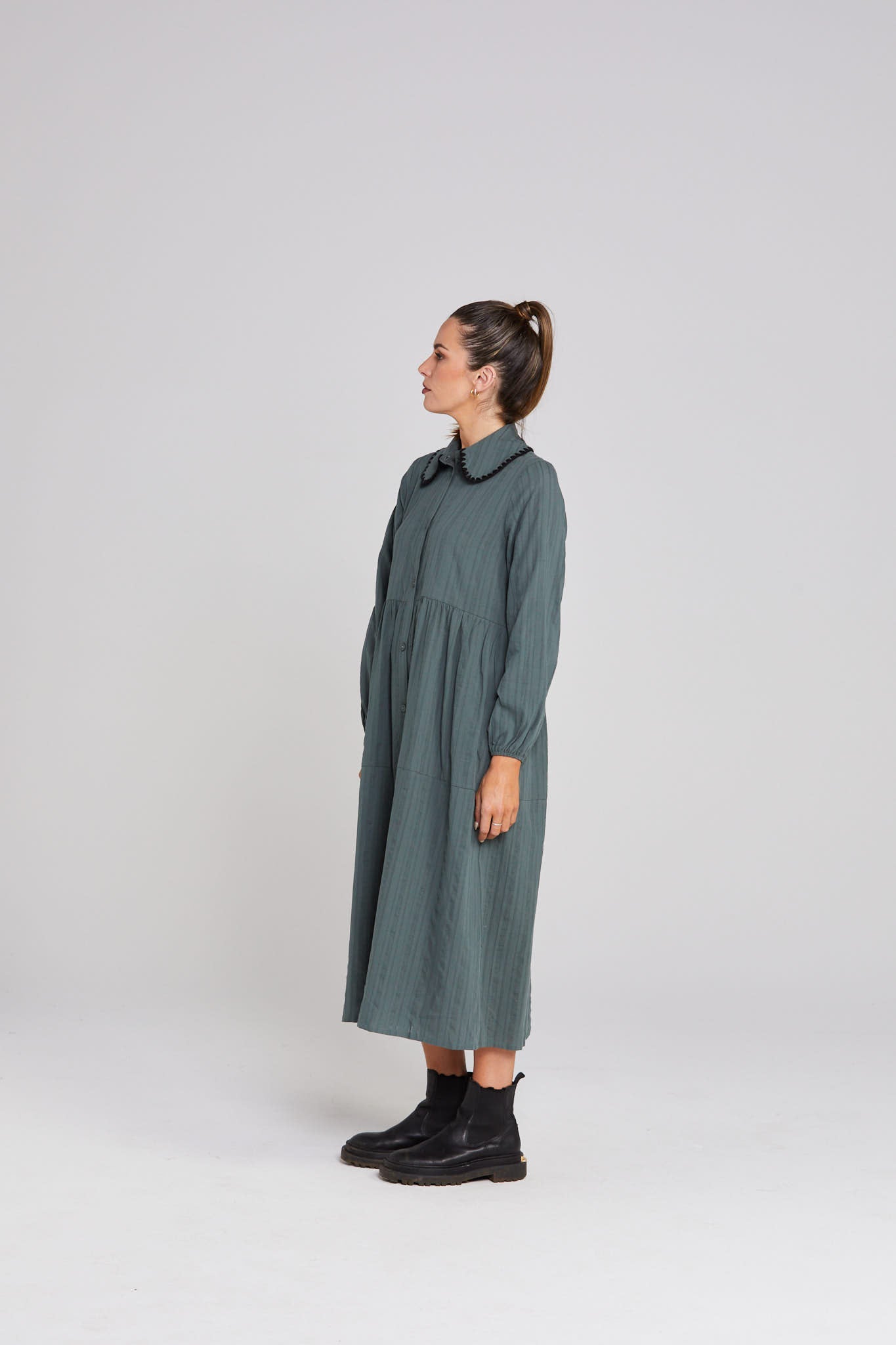 Aliya Dress - Shadewood