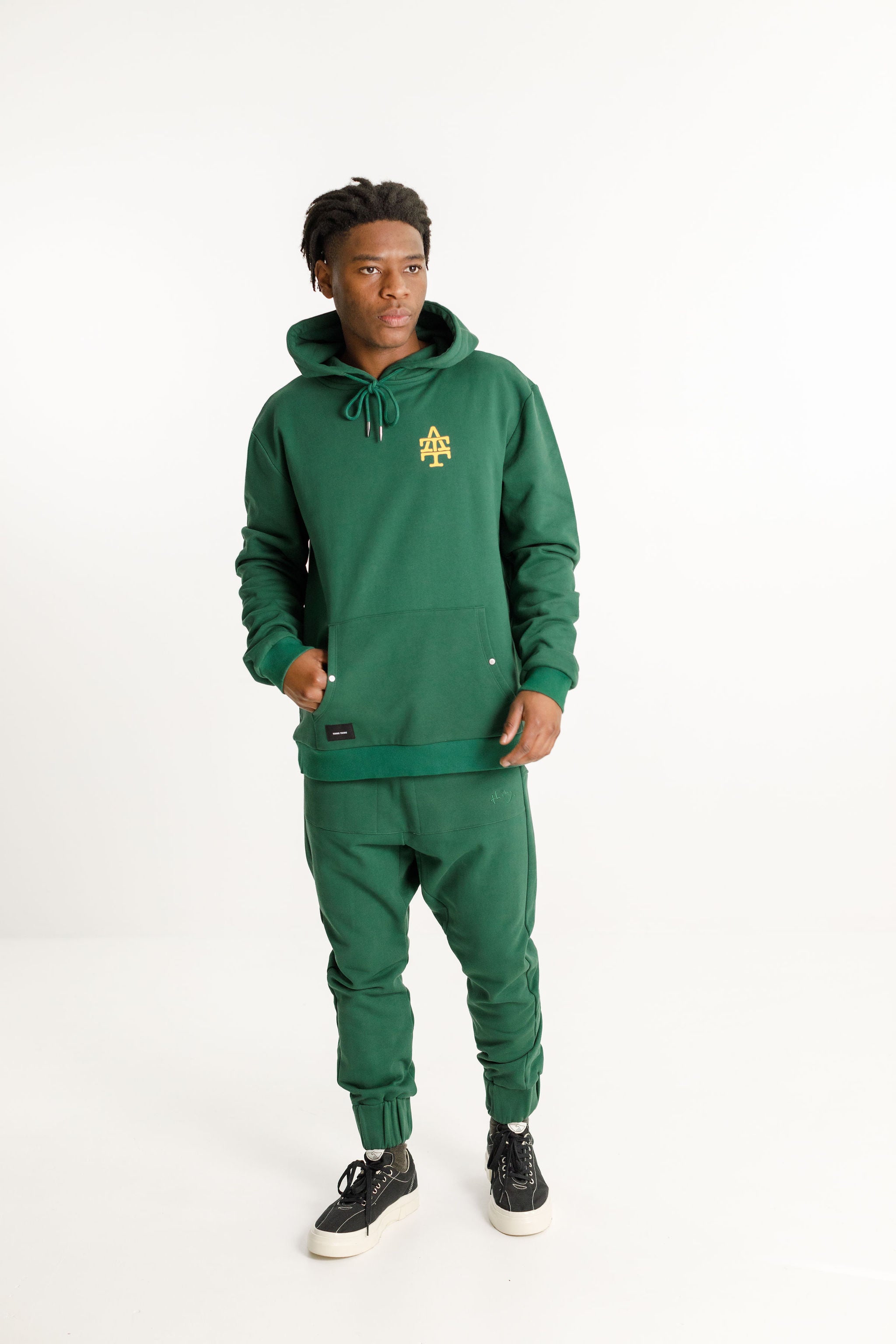 Fleece Para Pant - Sale - Pine Green