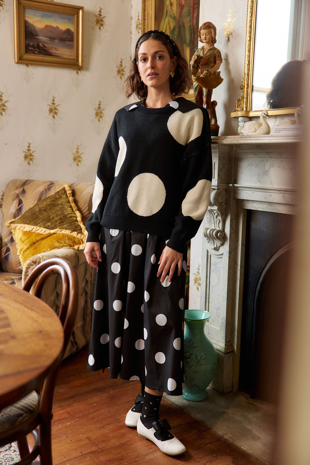 Spottie Jumper - Black