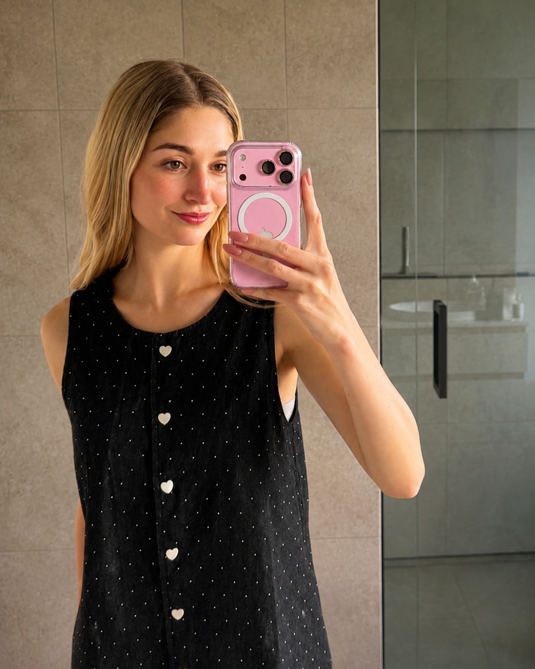 PRE-ORDER Effortless Dress - Pin Dot