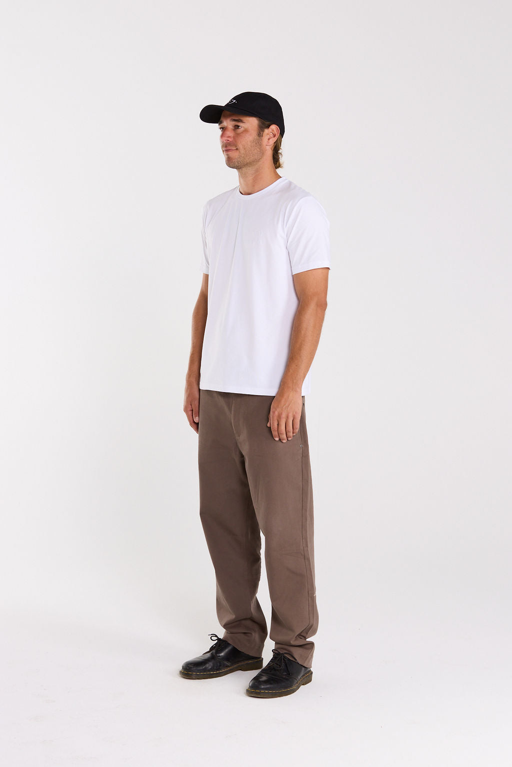 Base Tee - White Cubed