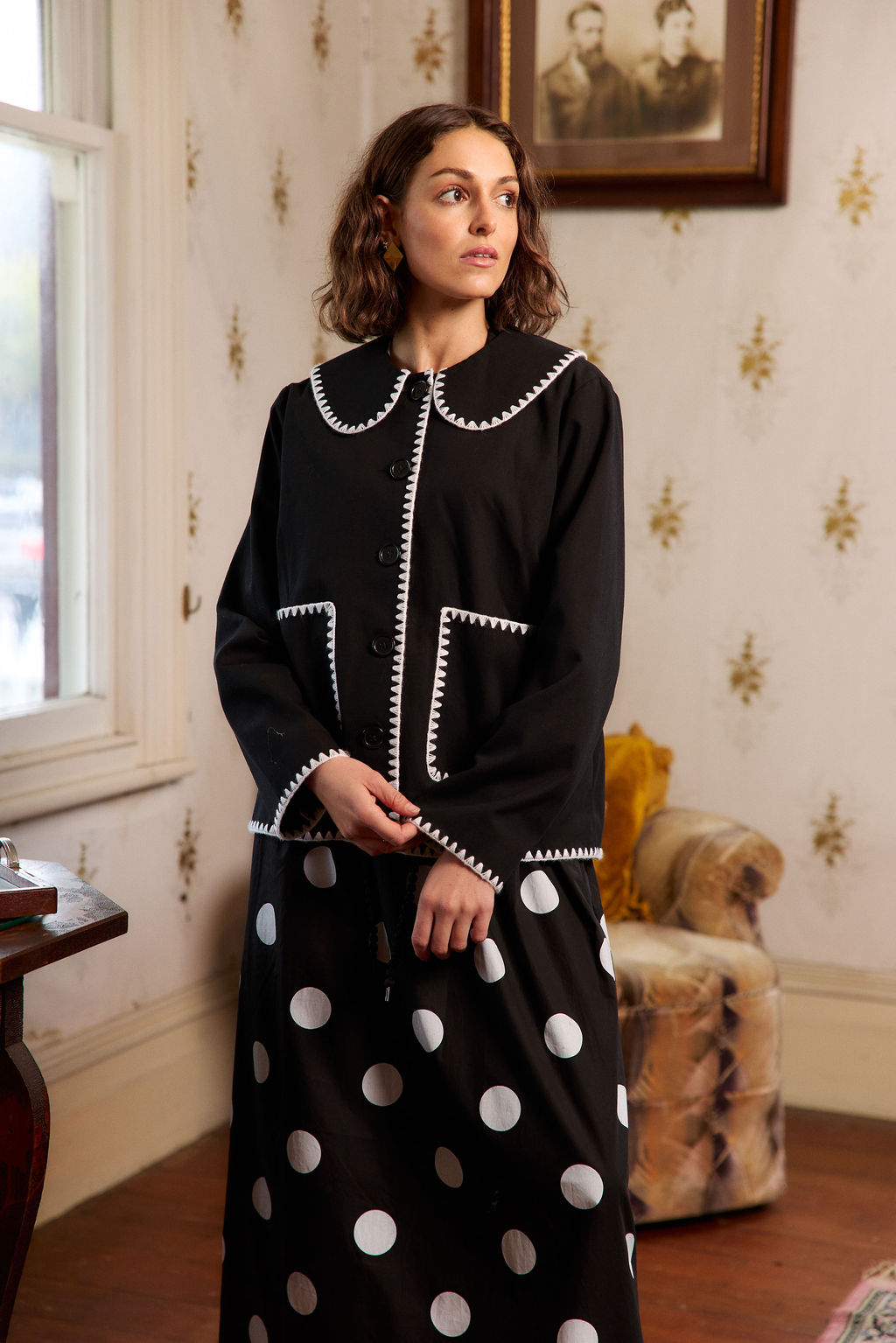 Stitchline Jacket - Black