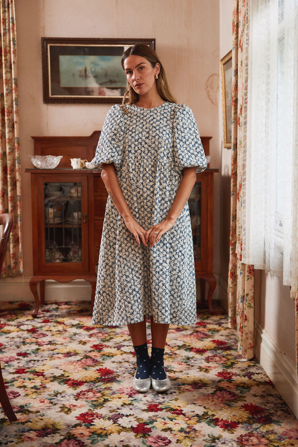 Lucinda Dress - Bloom Storm