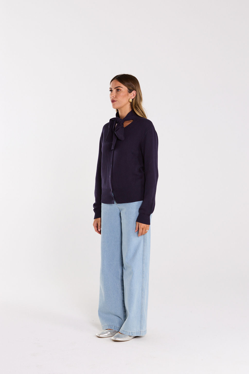 Serene Cardigan - Navy