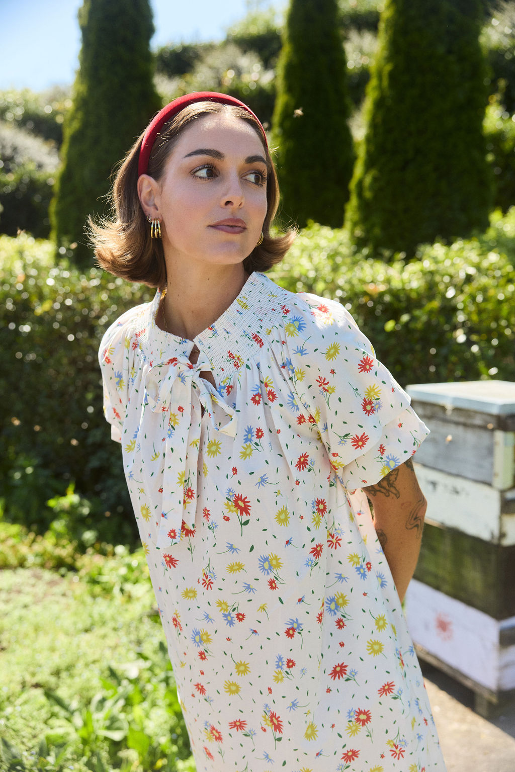 Emmelee Dress - Wildflower Pop