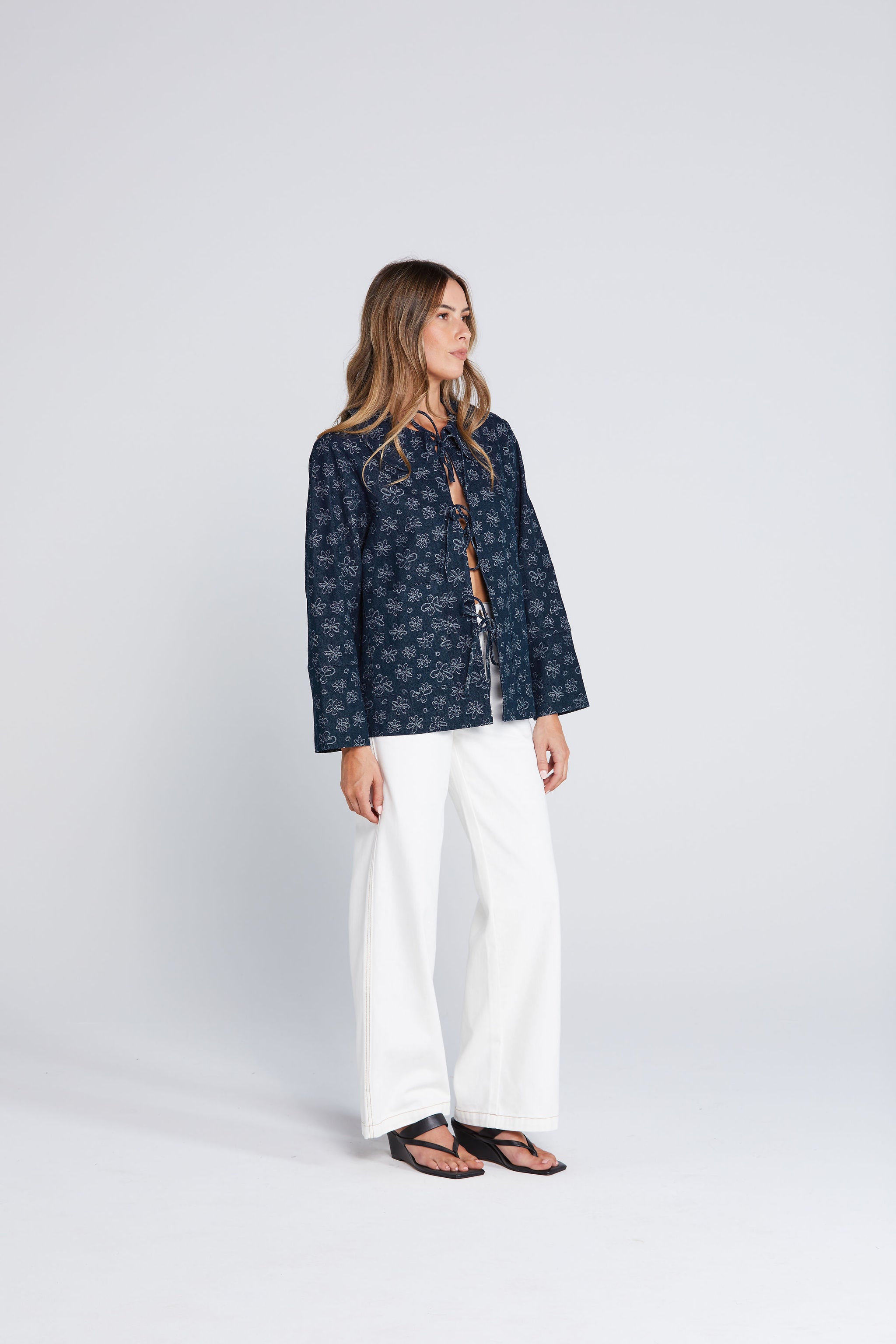 Commence Shacket - Inkwell Bloom