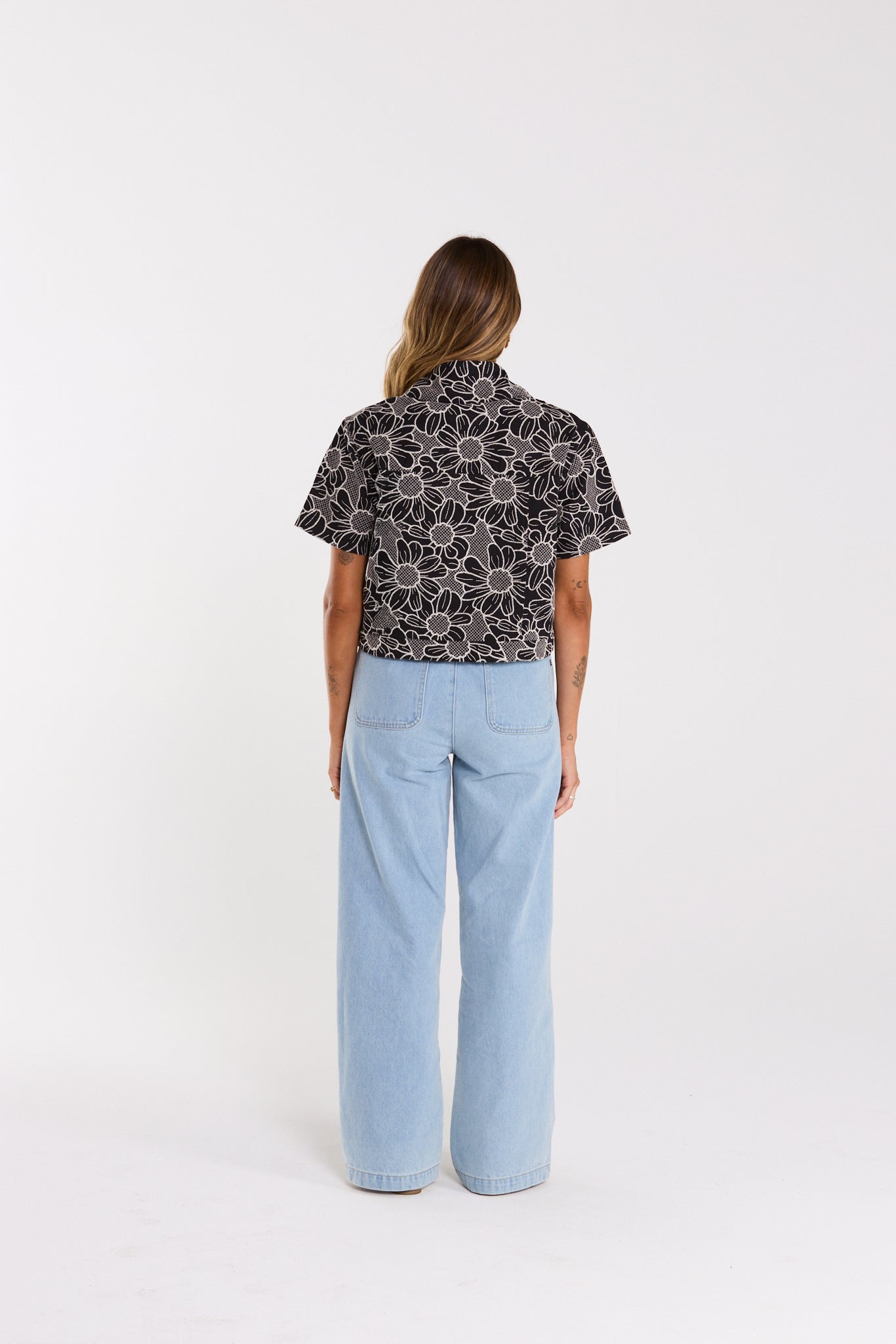 Zephrya Top - Black Daisy