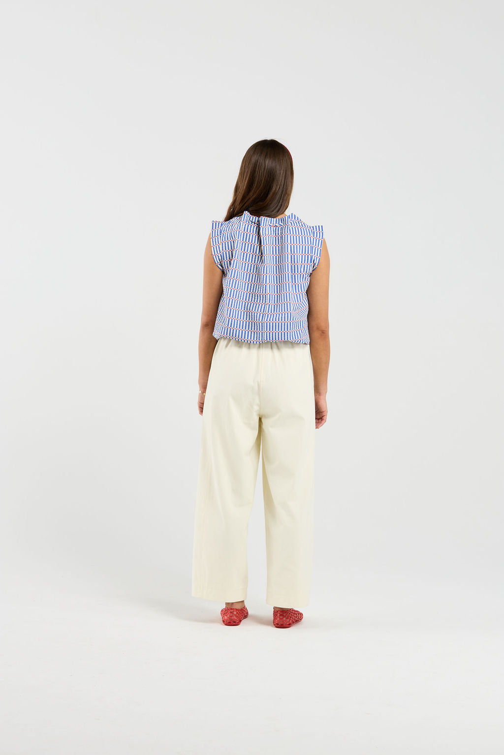 Lustre Top - Carnival Stripe