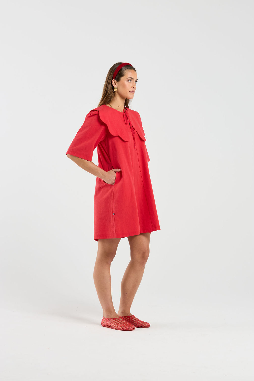 Yoko Dress - Hot Sauce
