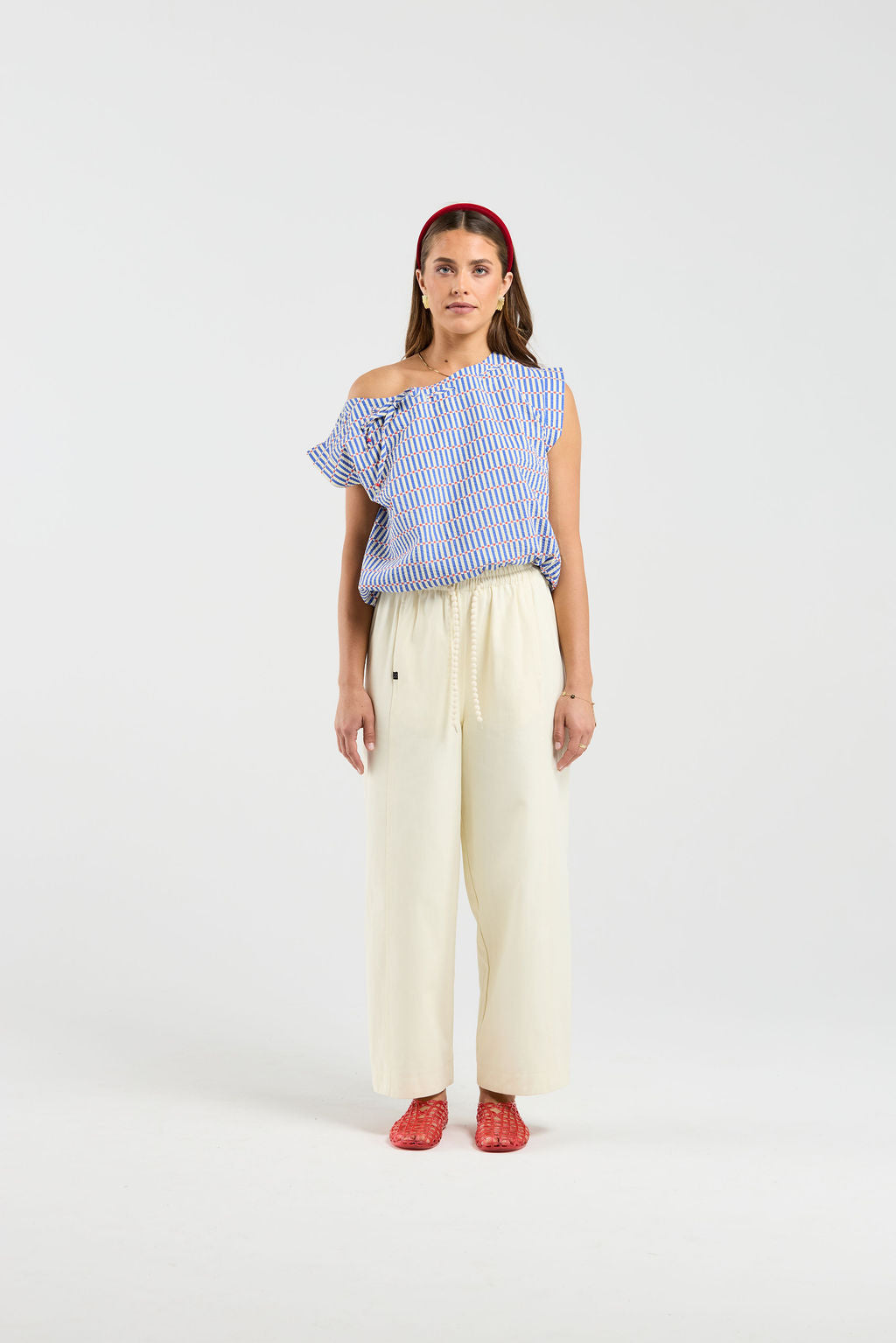 Lustre Top - Carnival Stripe