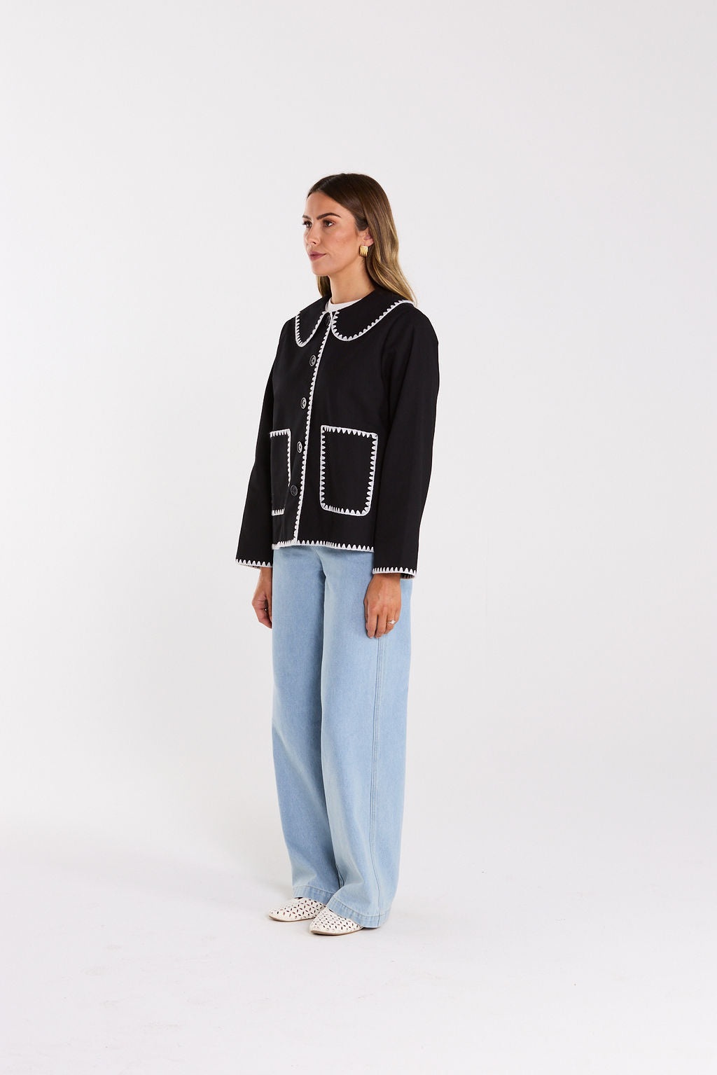 Stitchline Jacket - Black