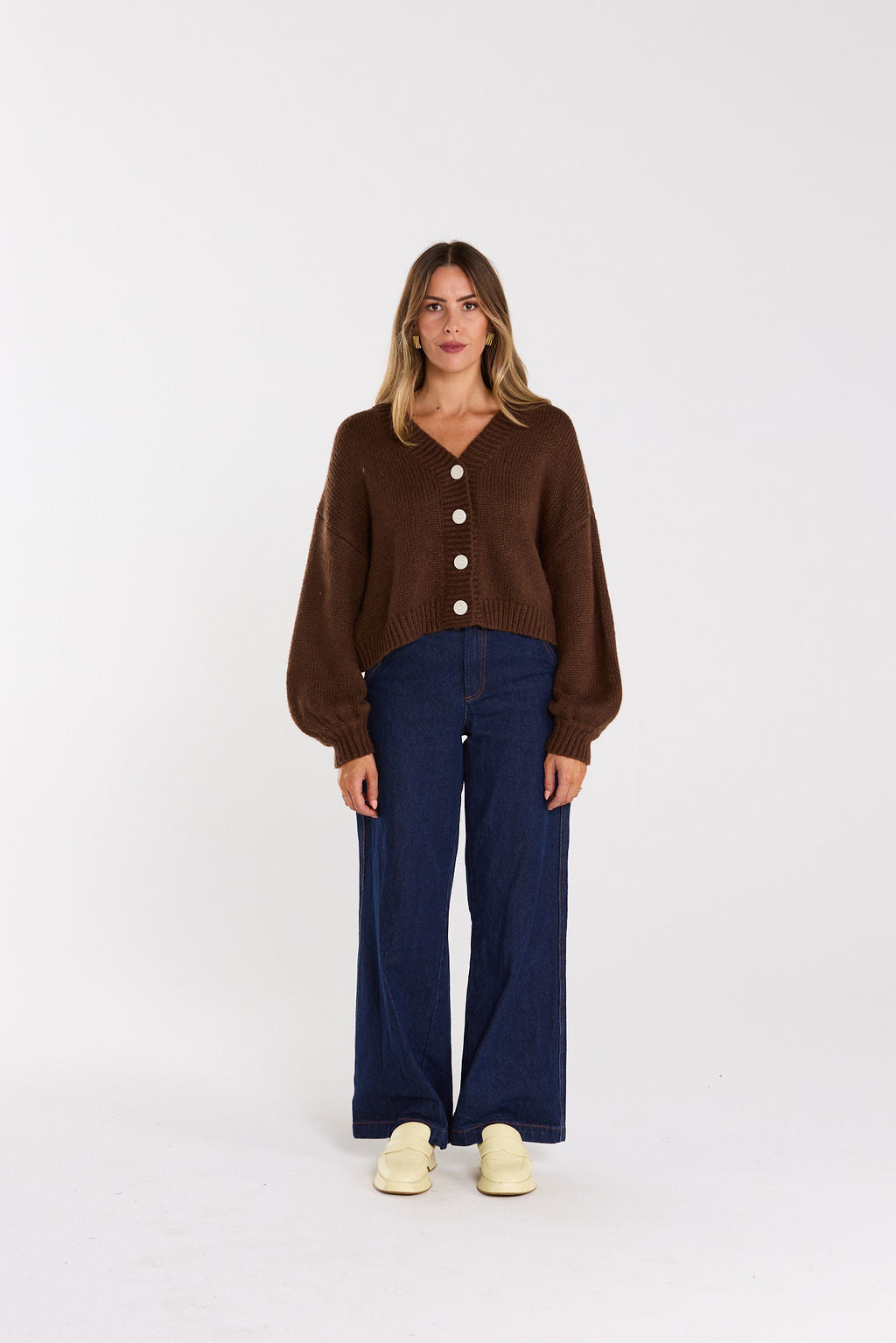 Huddle Cardigan - Chocolate