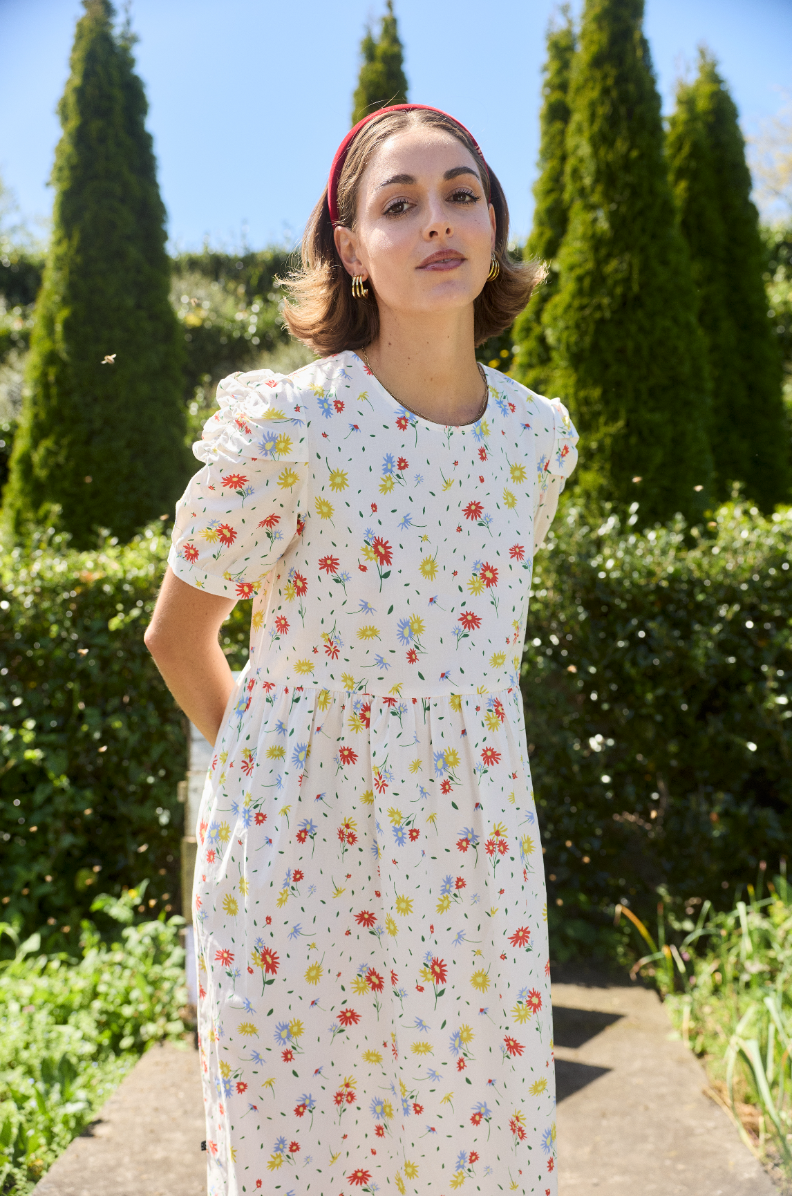 Viviana Dress - Wildflower Pop