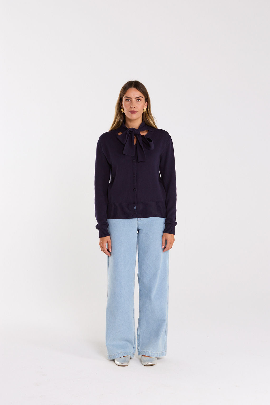 Serene Cardigan - Navy