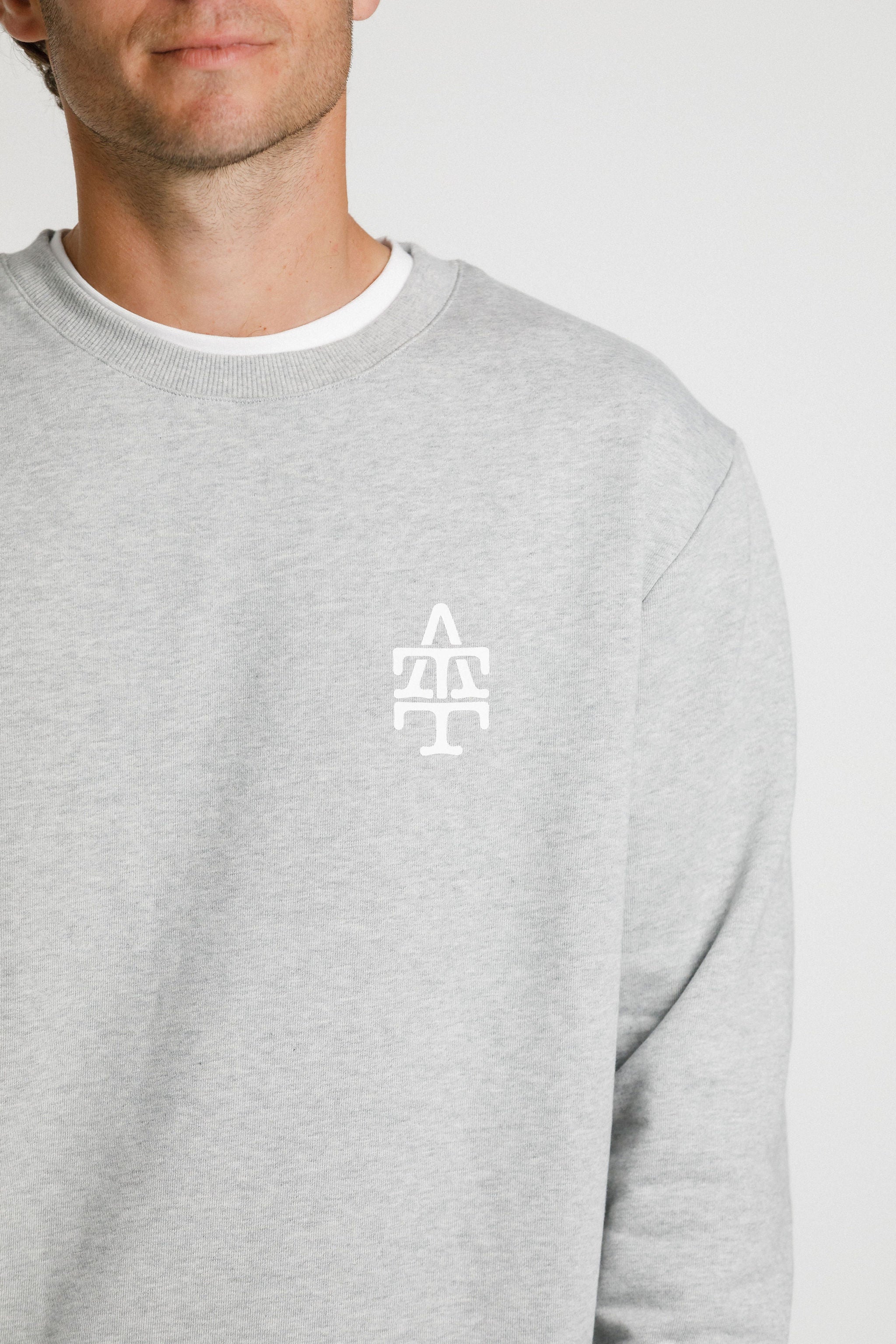 Title Crew - Sale - Grey with ATT College Print