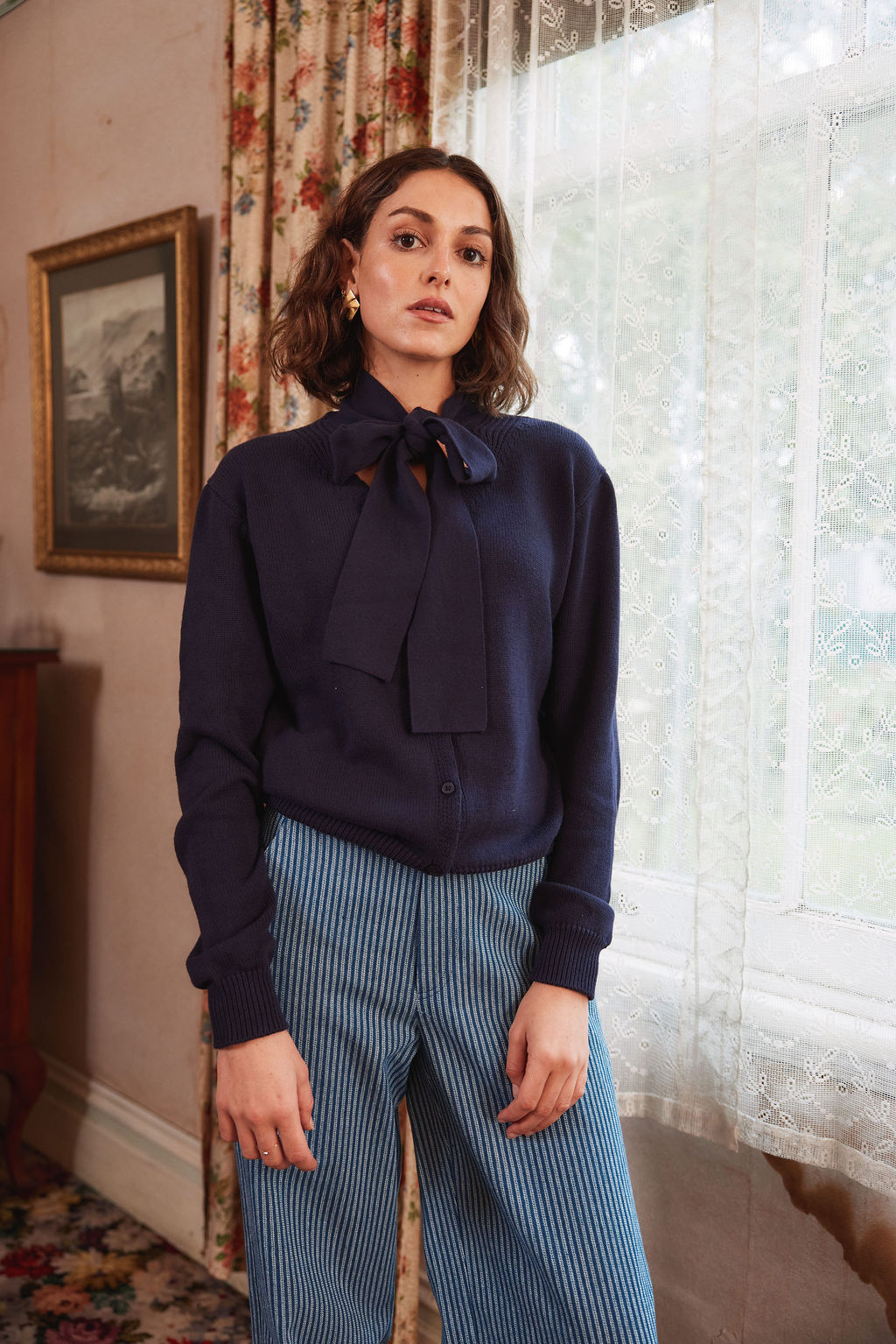 Serene Cardigan - Navy
