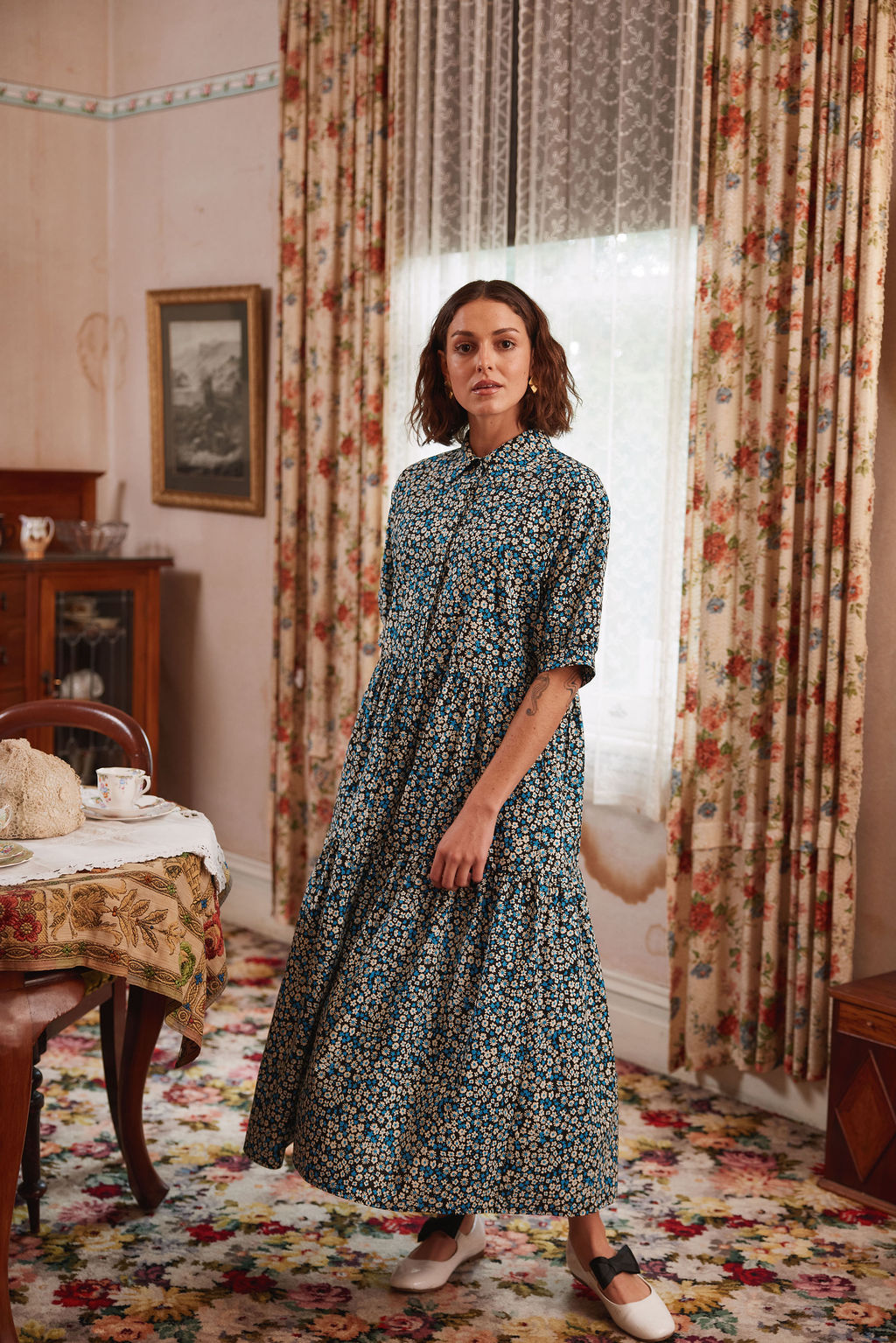 Coming Soon - Luna Dress - Blue Moon Garden