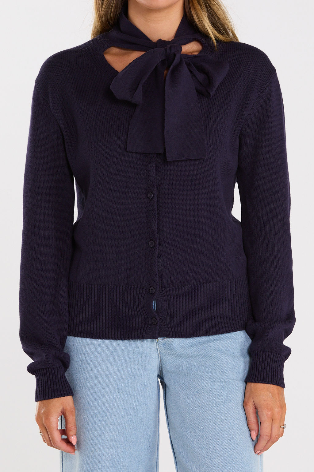Serene Cardigan - Navy