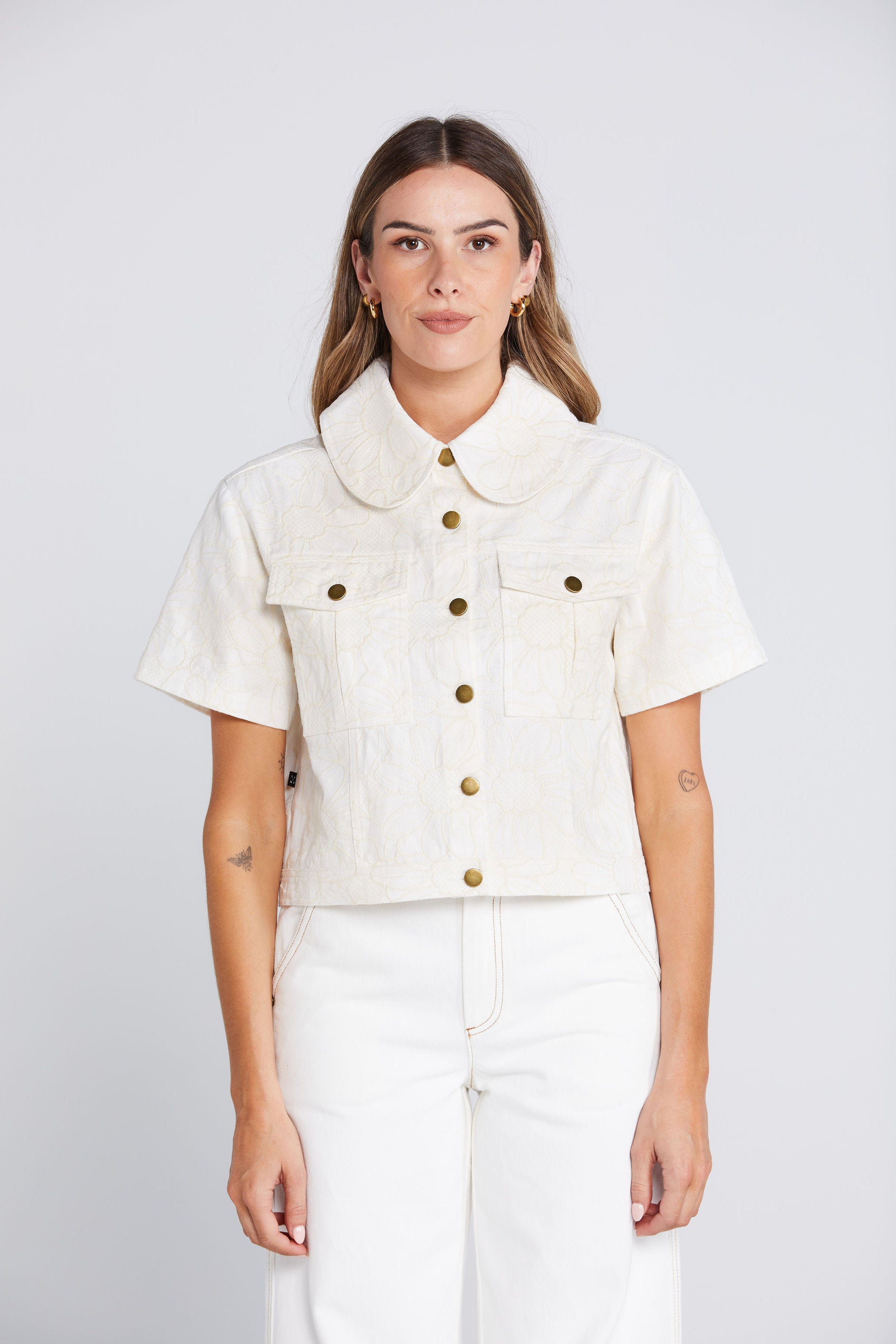 Zephrya Top - Creamy Daisy