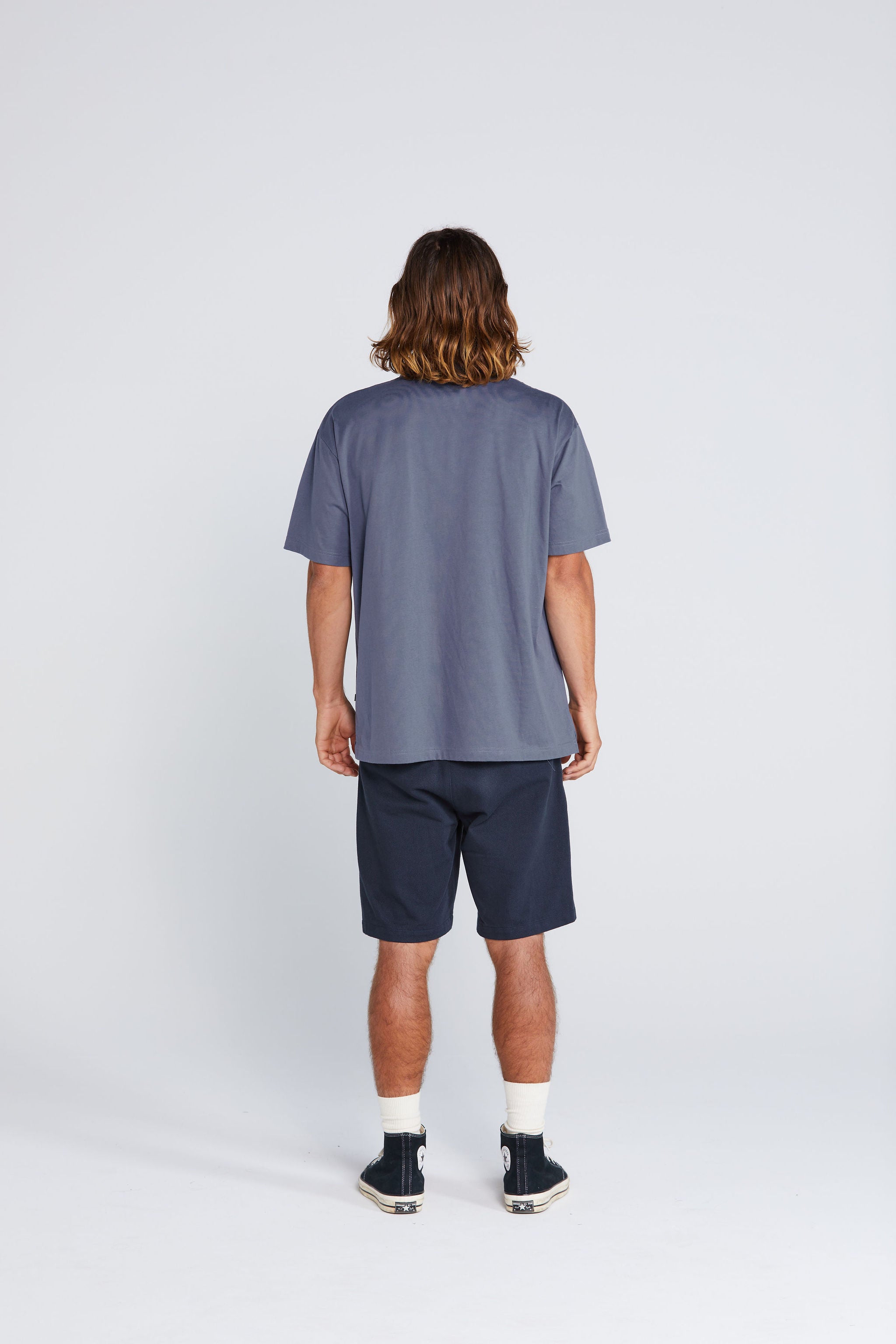 Stride Tee - Slate Blue Thing